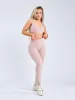 Dream Heathered Legging - Berry Ice sold by BuffBunny