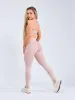 Dream Heathered Legging - Berry Ice sold by BuffBunny