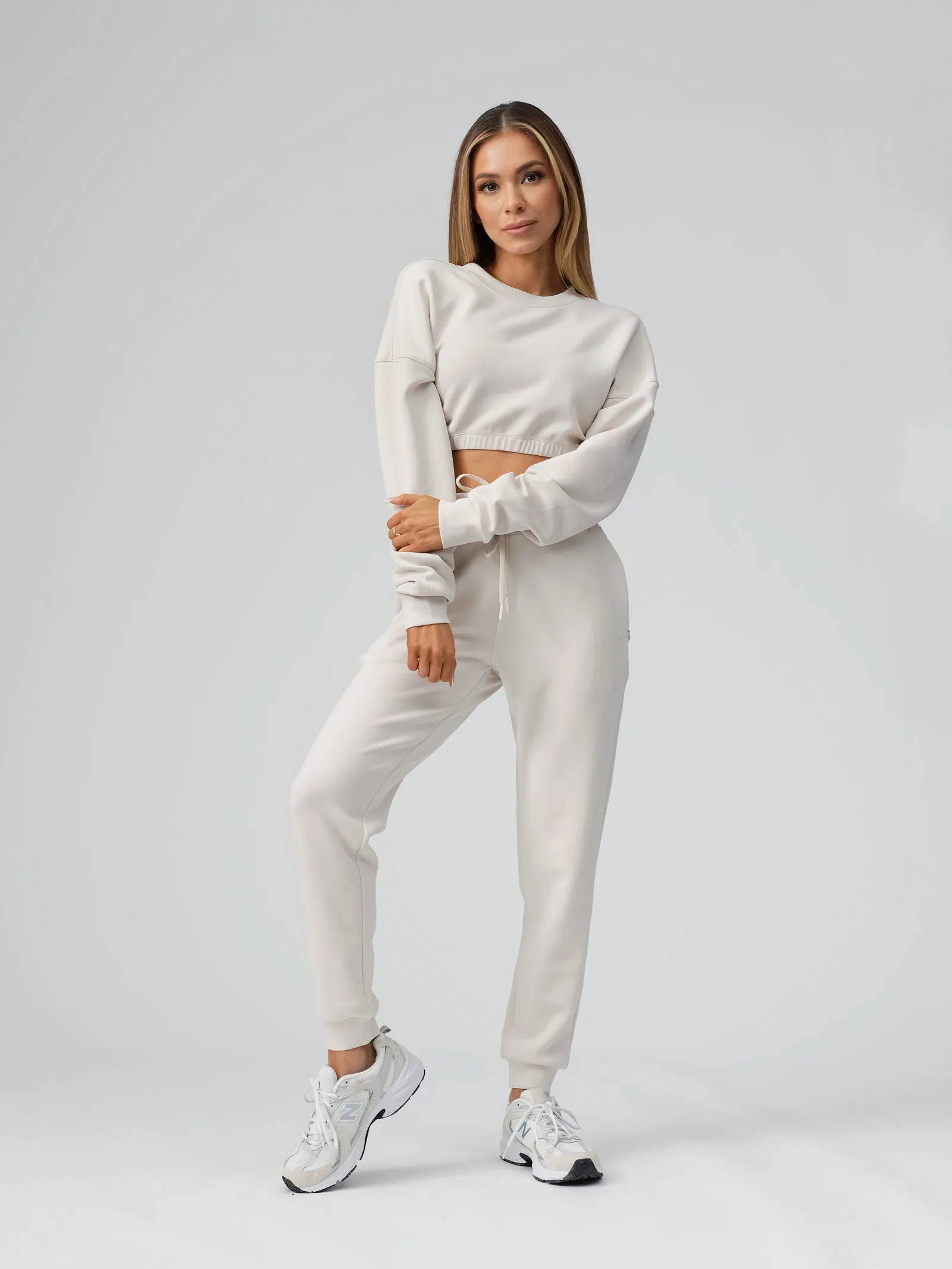 Luxe Long Sleeve Crop - Eggshell sold by BuffBunny product image thumbnail 5