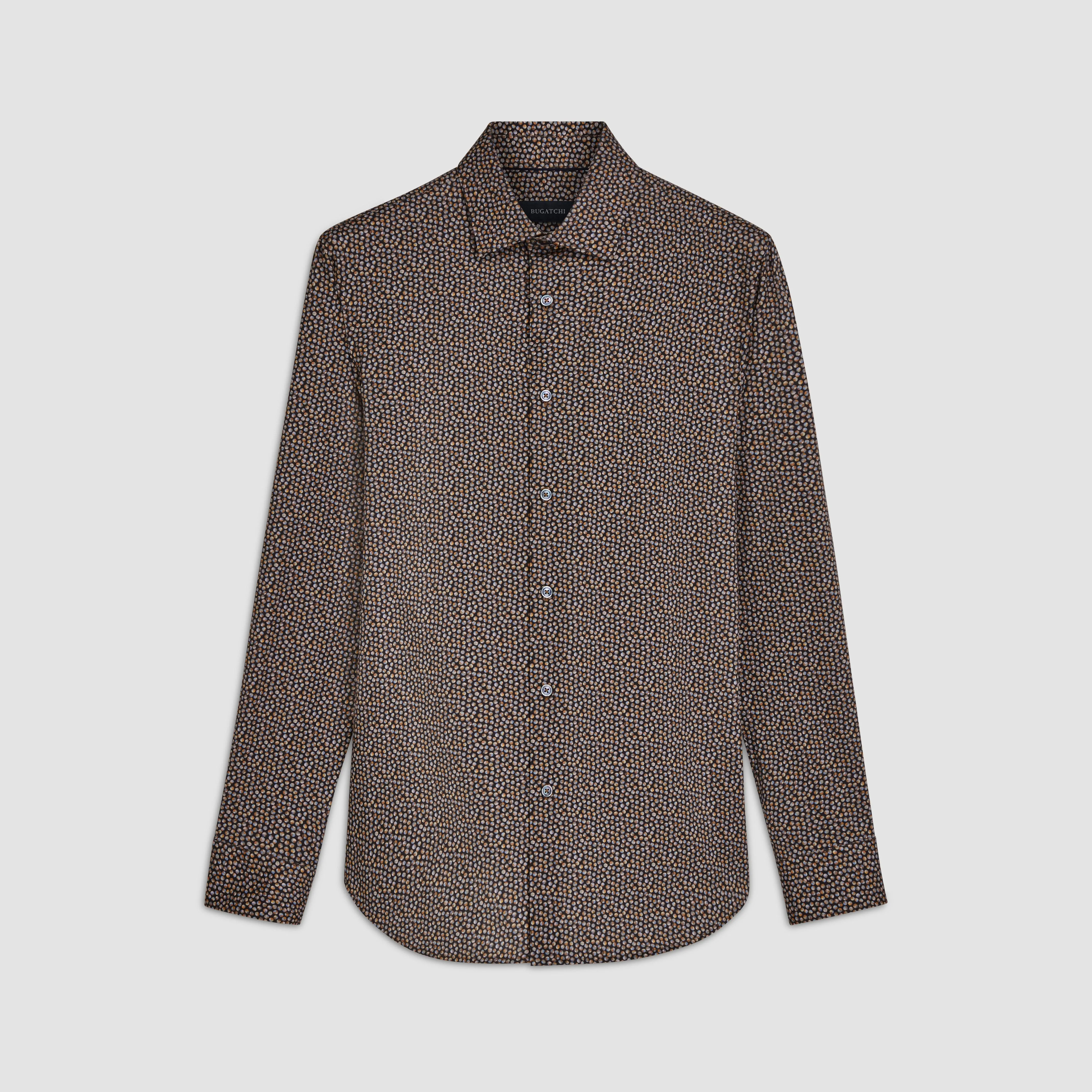 James Coin Dots OoohCotton Shirt sold by Bugatchi