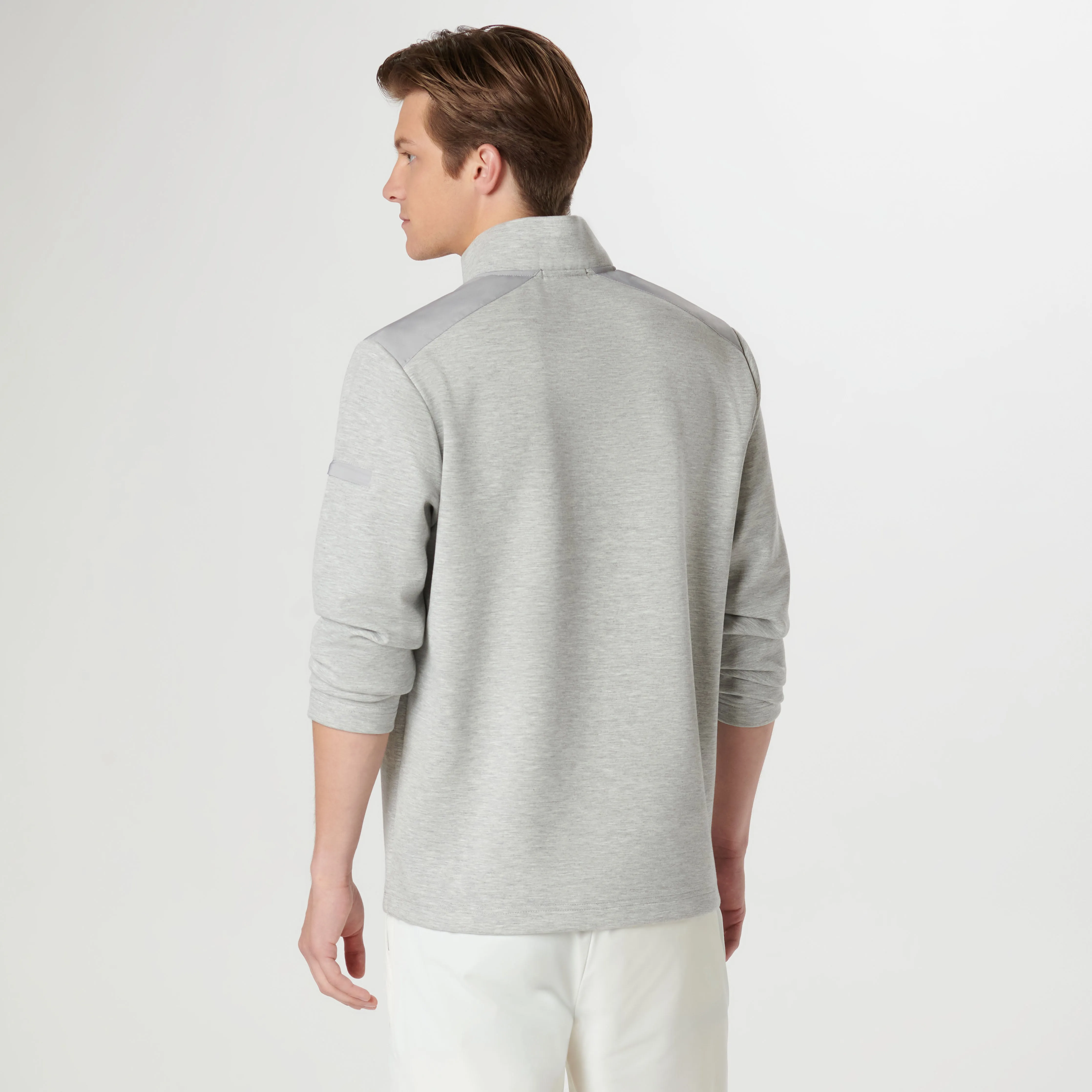 Soft Touch Performance Quarter Zip Pullover sold by Bugatchi product image thumbnail 4