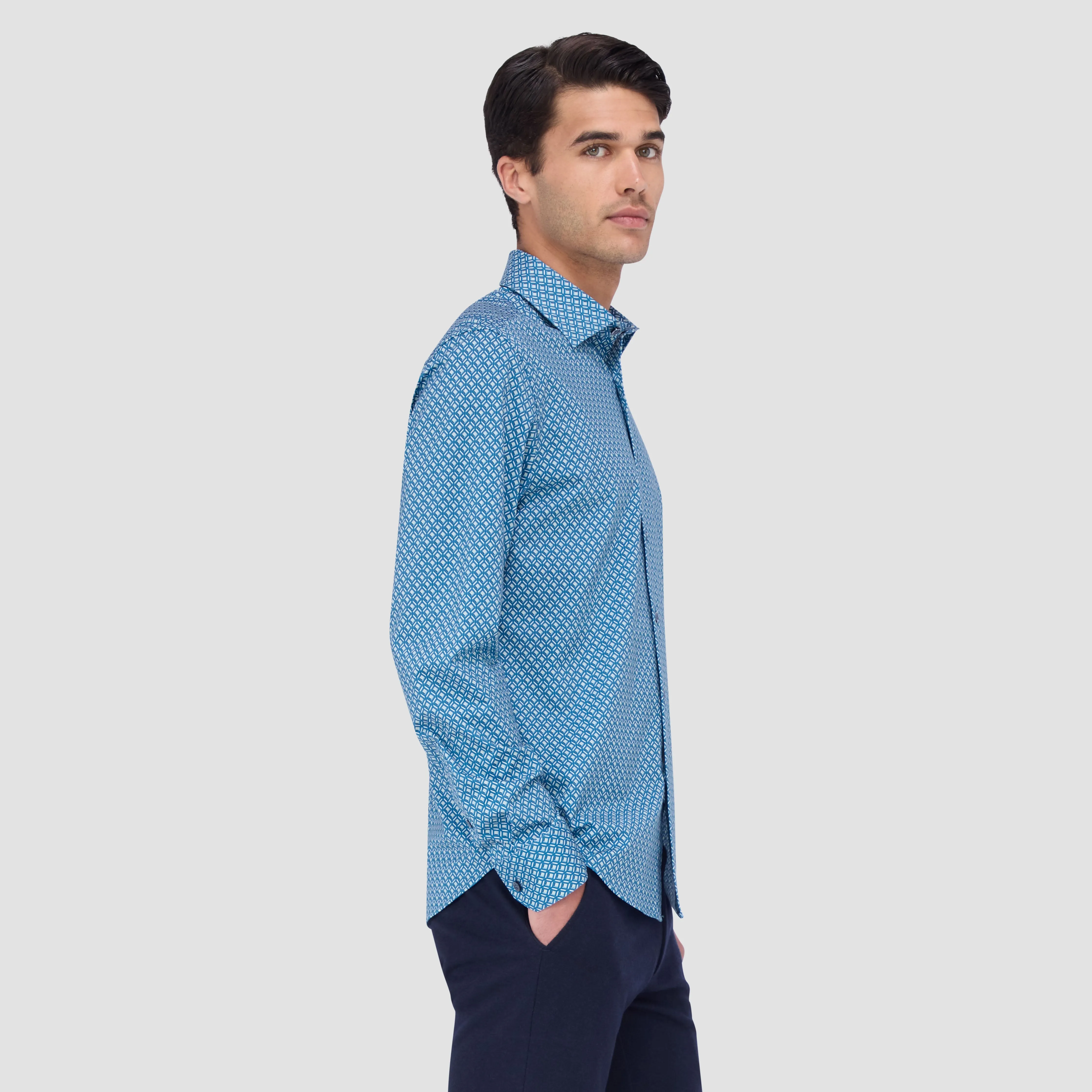 James Optical Diamond OoohCotton Shirt sold by Bugatchi product image thumbnail 3