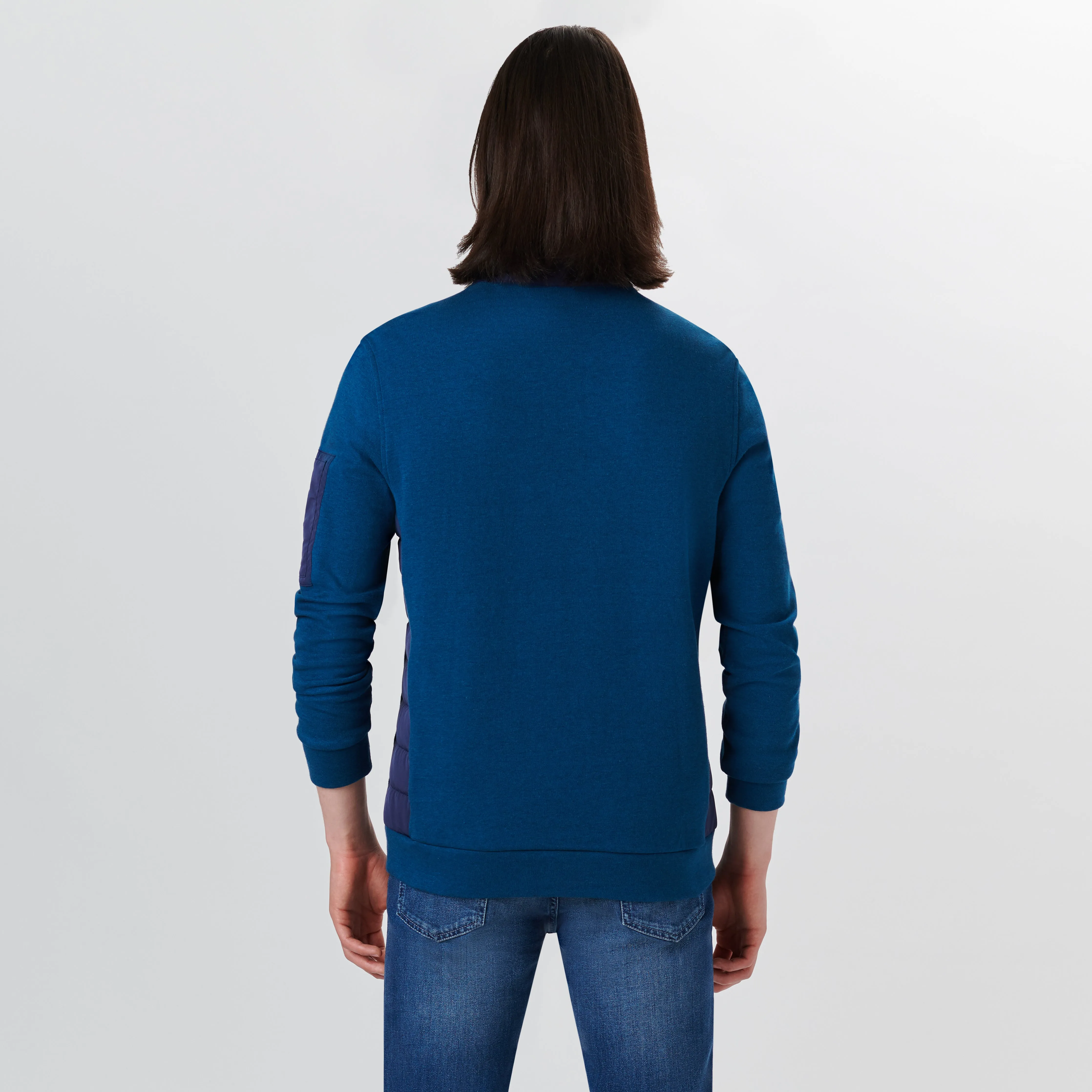 Long Sleeve Quarter Zip Pullover sold by Bugatchi product image thumbnail 4