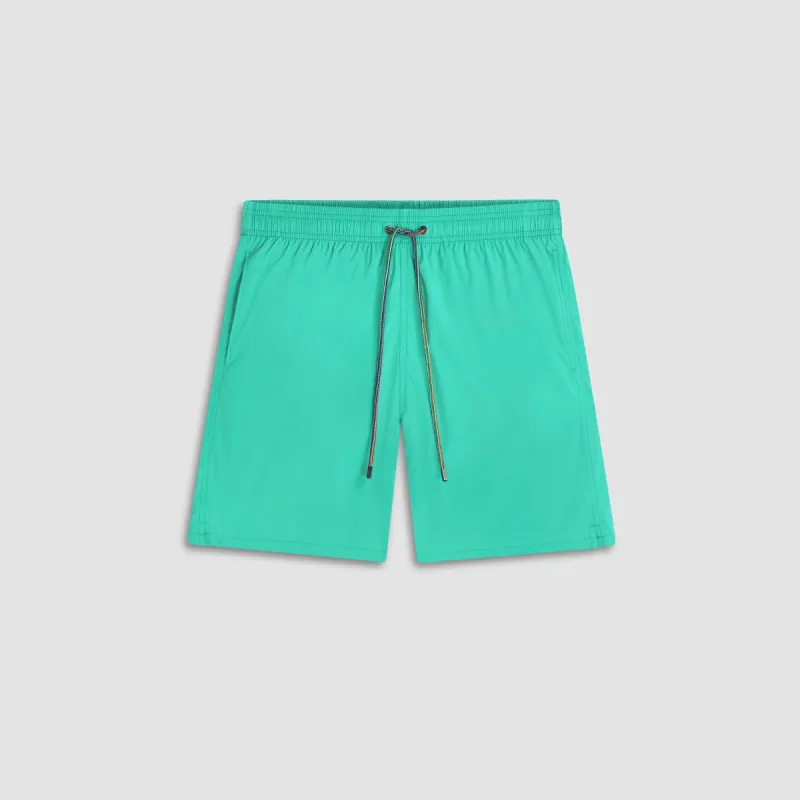 Cosmo Solid Swim Trunks made by Bugatchi