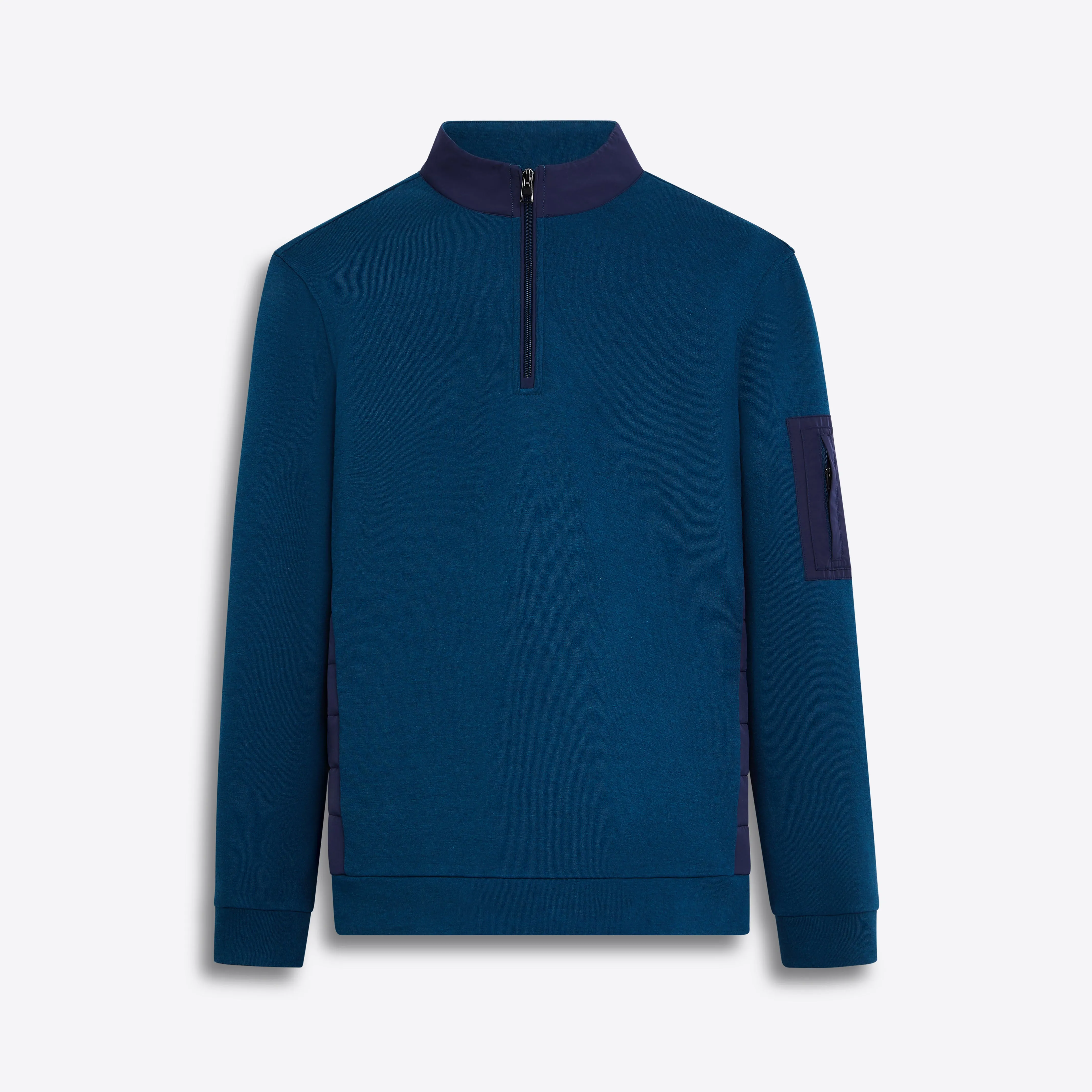 Long Sleeve Quarter Zip Pullover sold by Bugatchi