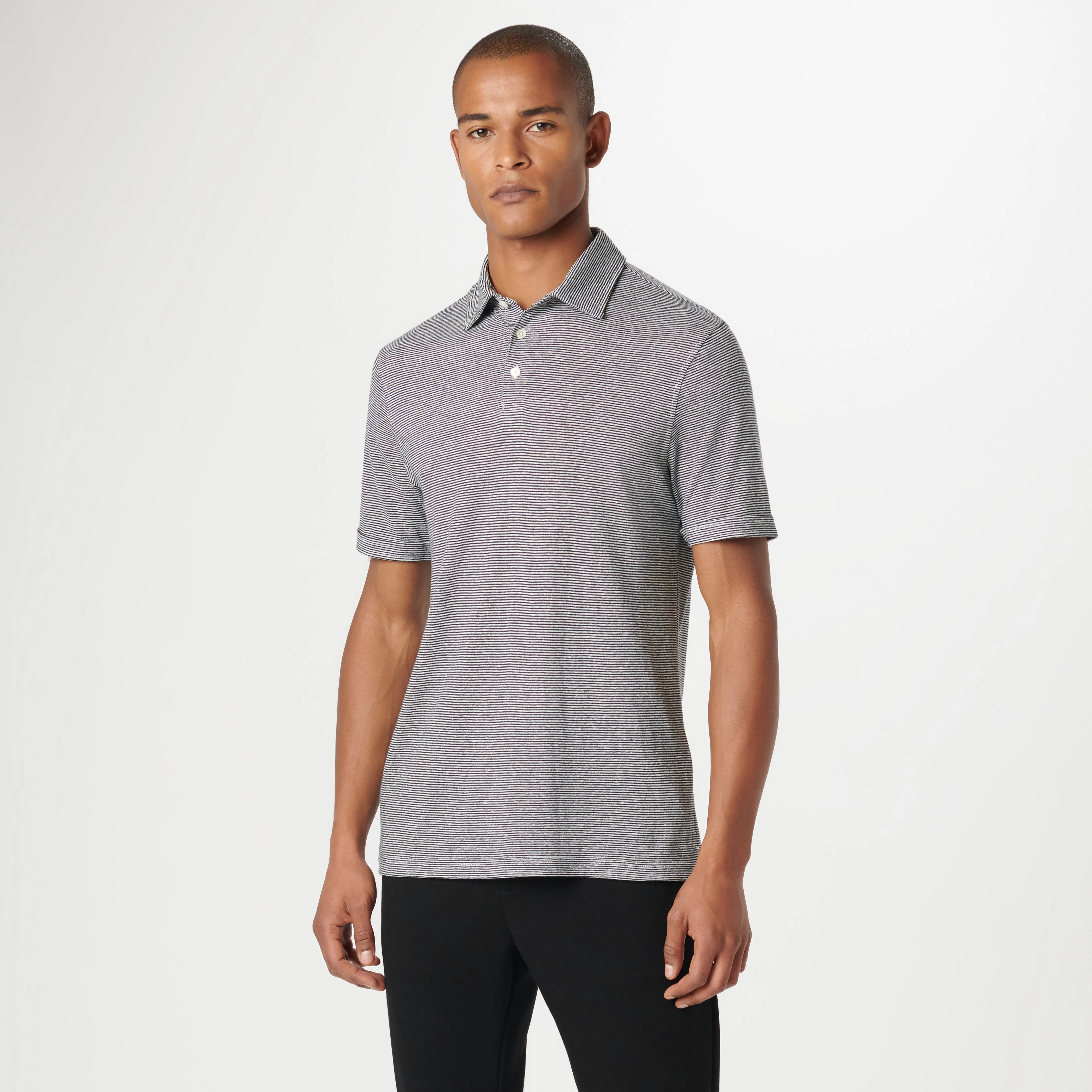Striped Polo sold by Bugatchi product image thumbnail 2