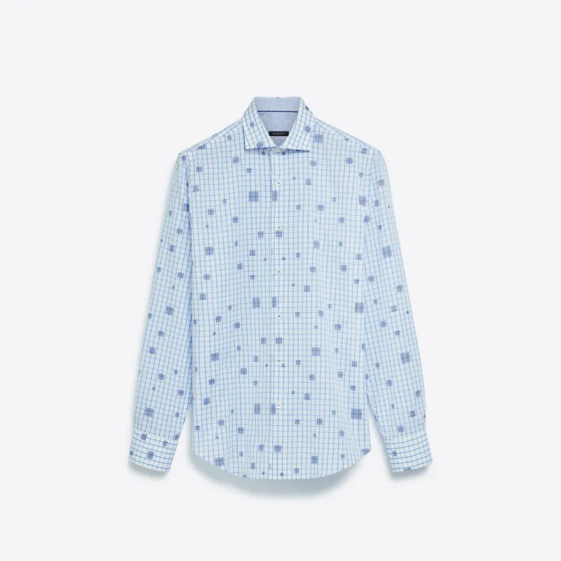 Graph Check Cotton Shirt sold by Bugatchi