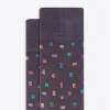 Geometric Mid-Calf Socks sold by Bugatchi