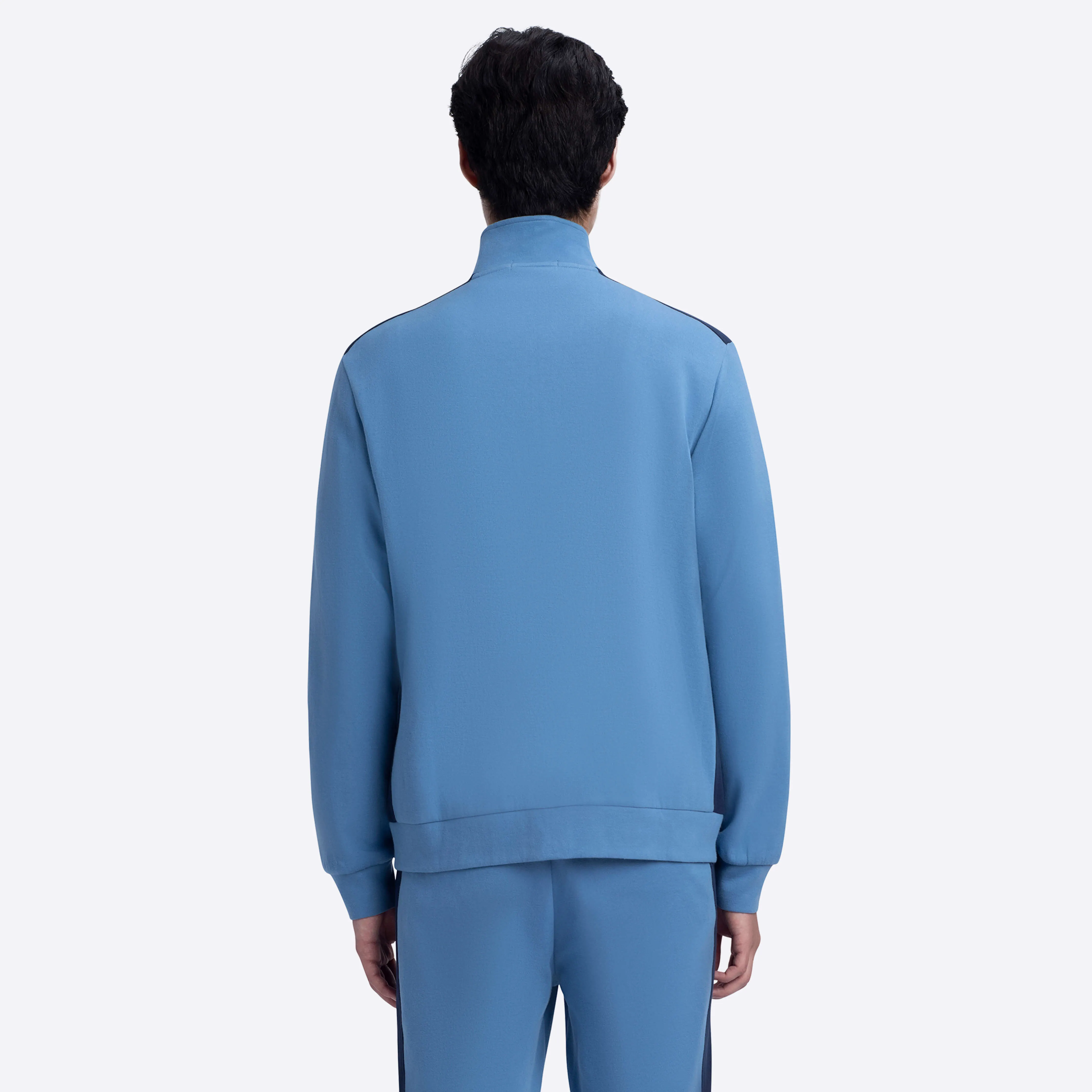 Full Zip Mock Neck Sweatshirt sold by Bugatchi product image thumbnail 4
