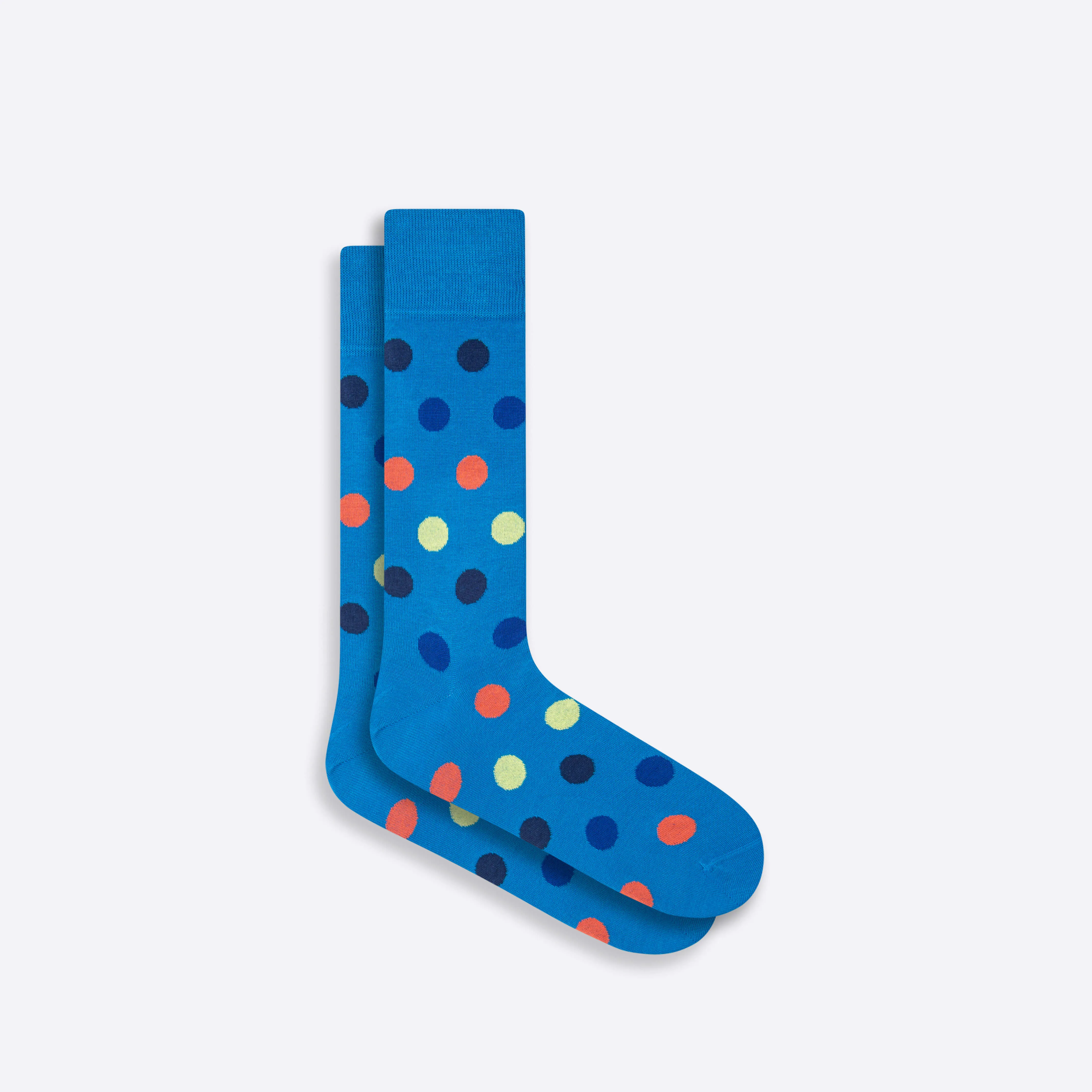 Polka Dot Mid-Calf Socks sold by Bugatchi