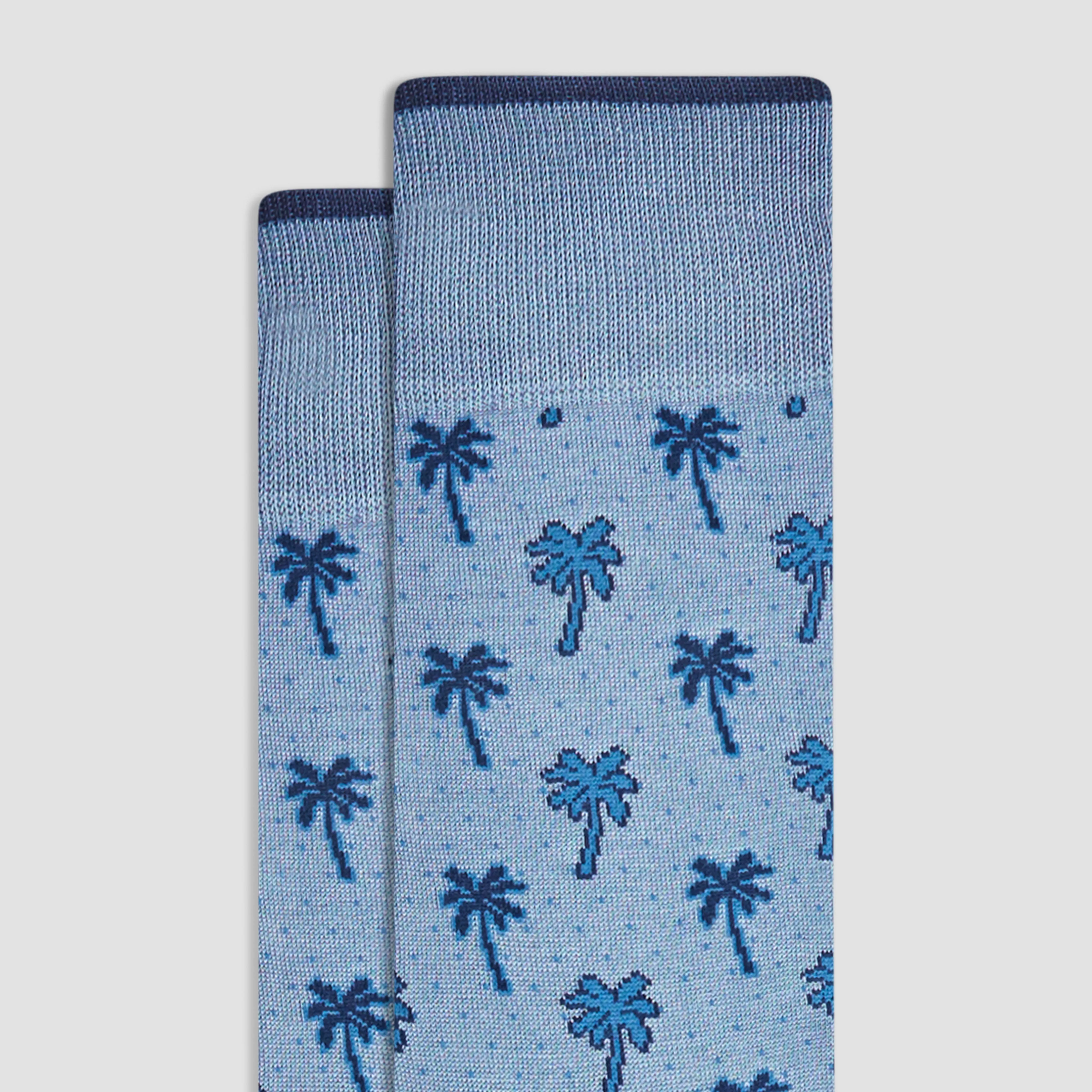 Palm Trees Mid-Calf Socks sold by Bugatchi product image thumbnail 2