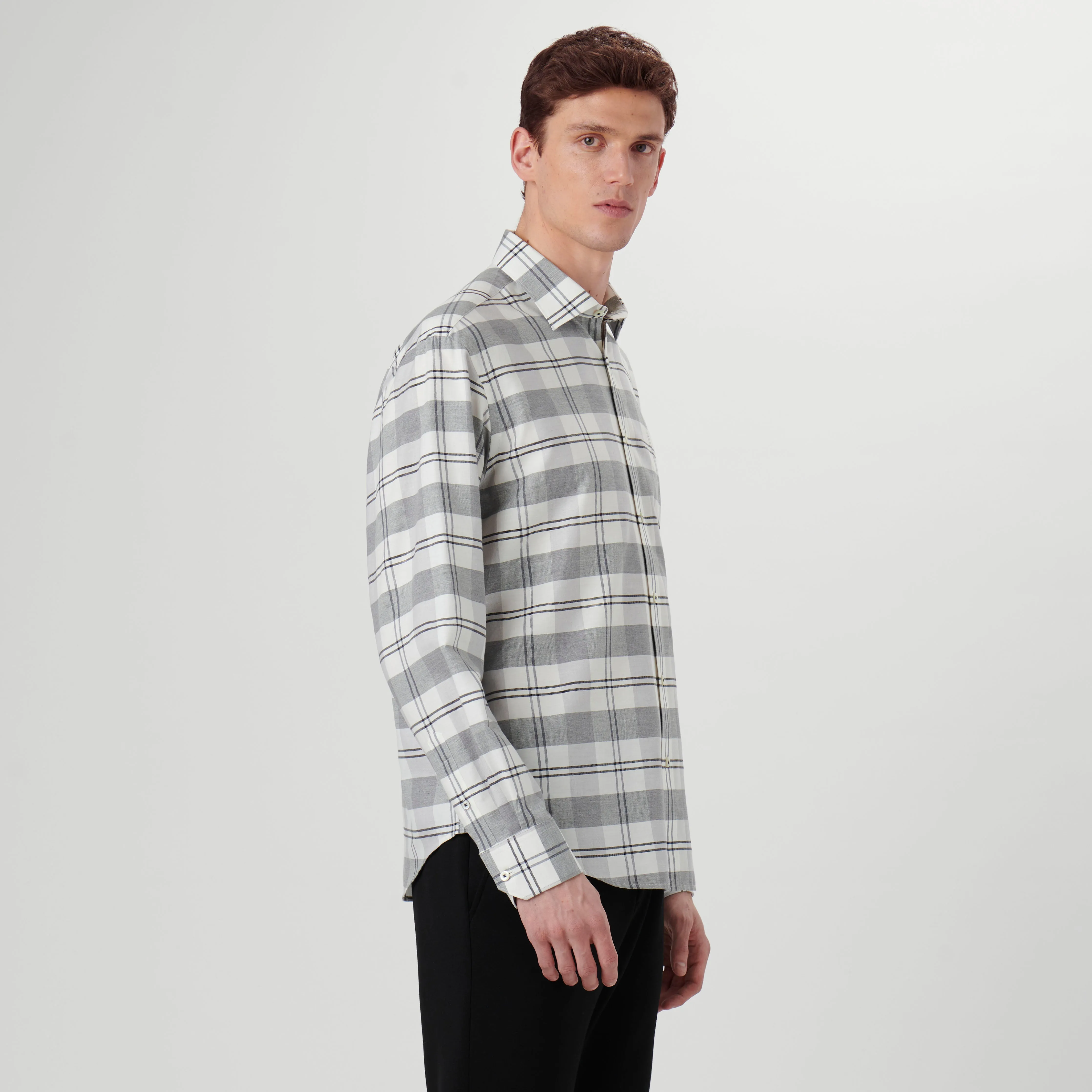 Julian Plaid Shirt sold by Bugatchi product image thumbnail 3