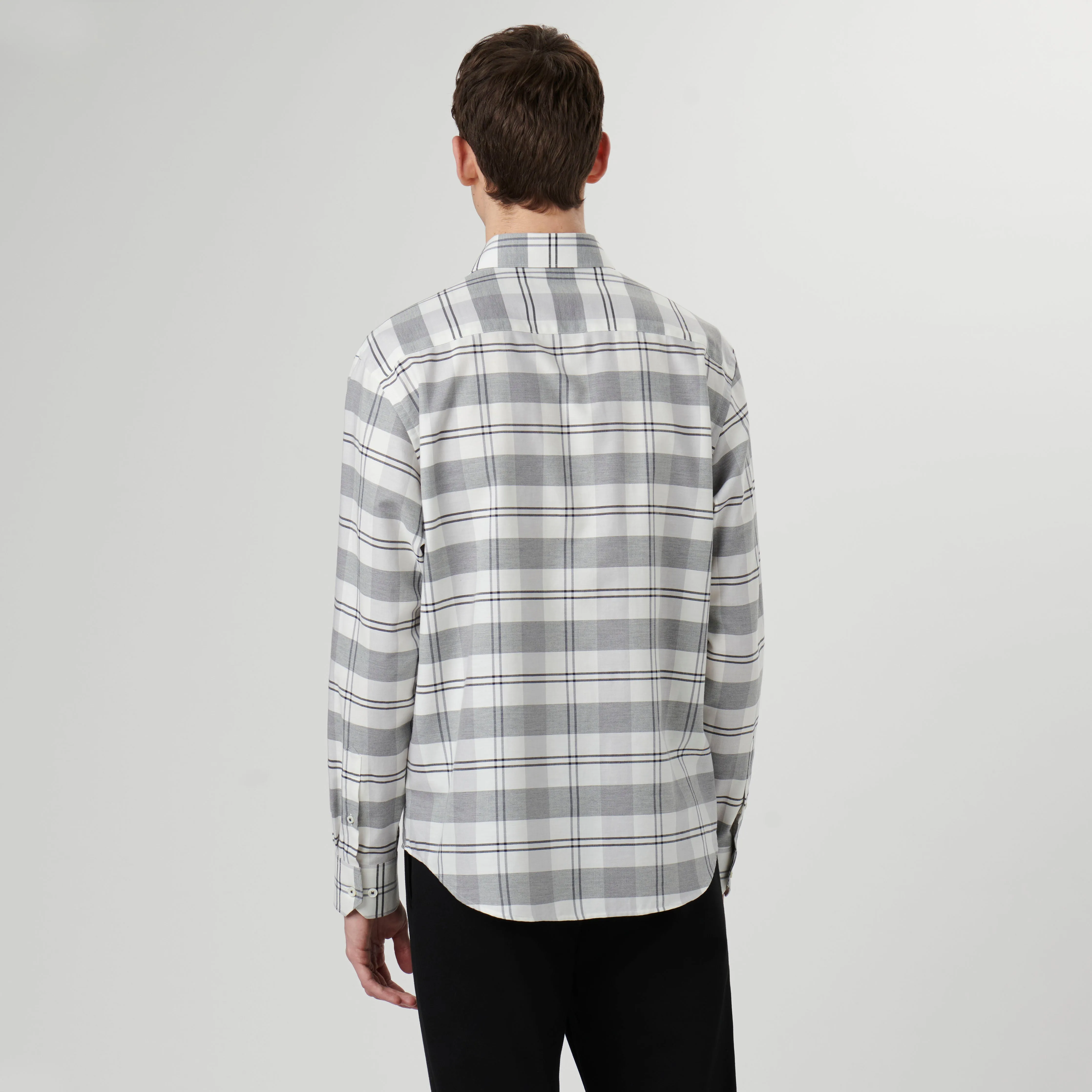 Julian Plaid Shirt sold by Bugatchi product image thumbnail 4