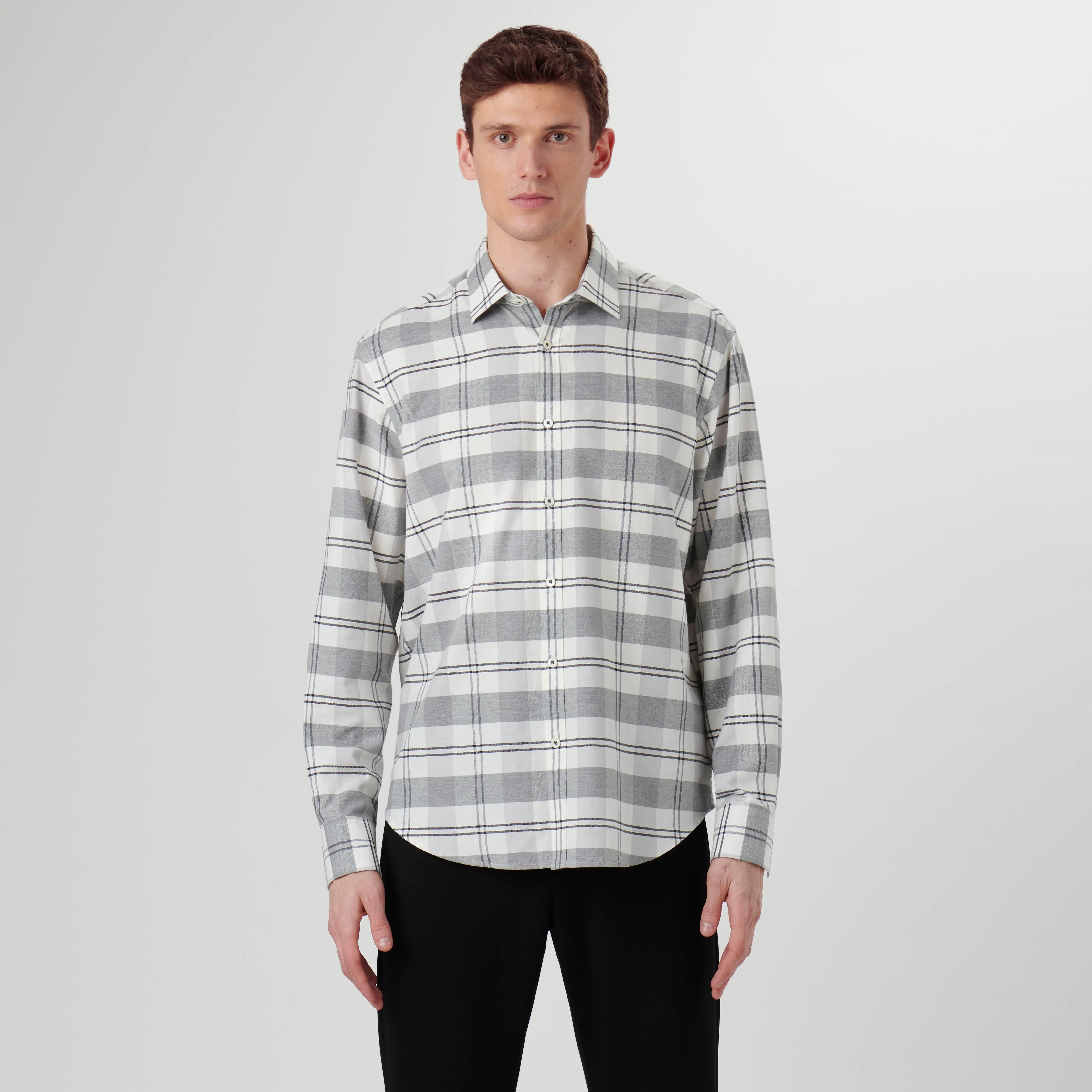 Julian Plaid Shirt sold by Bugatchi product image thumbnail 2