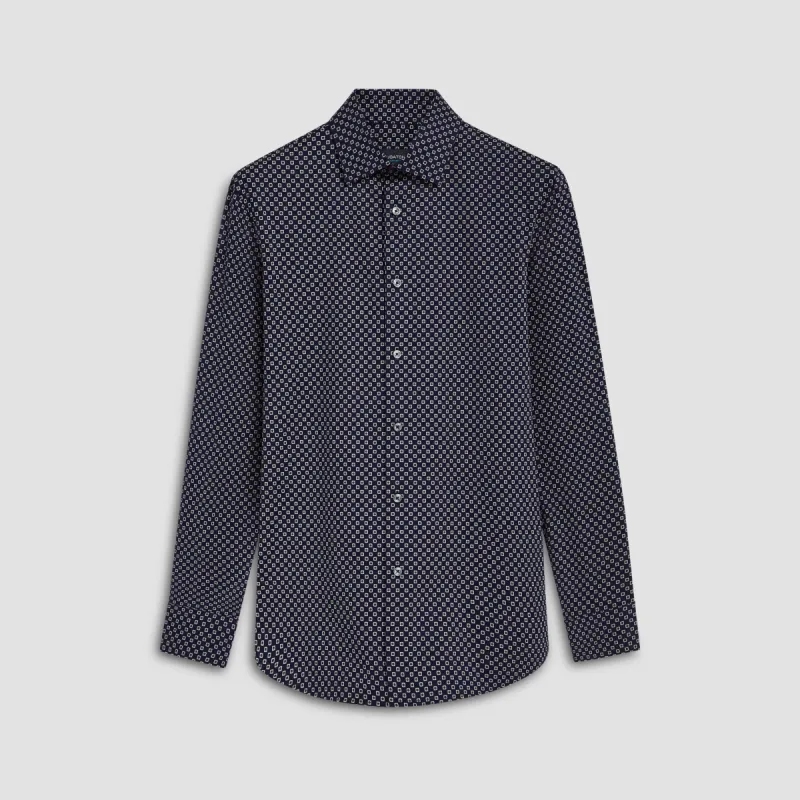 James Geometric Print OoohCotton Shirt sold by Bugatchi