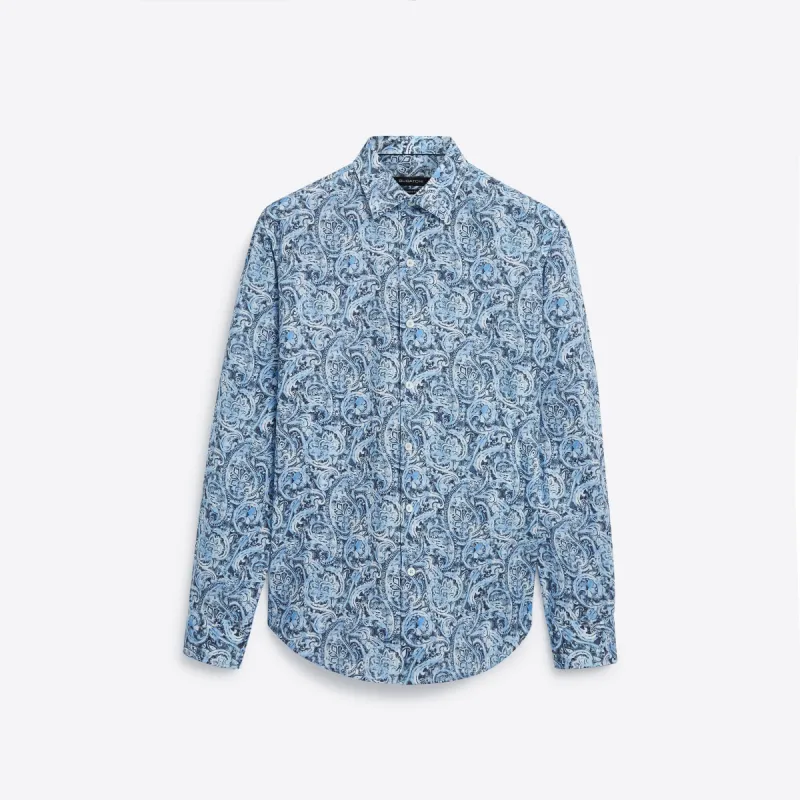 Paisley Print Cotton Shirt sold by Bugatchi