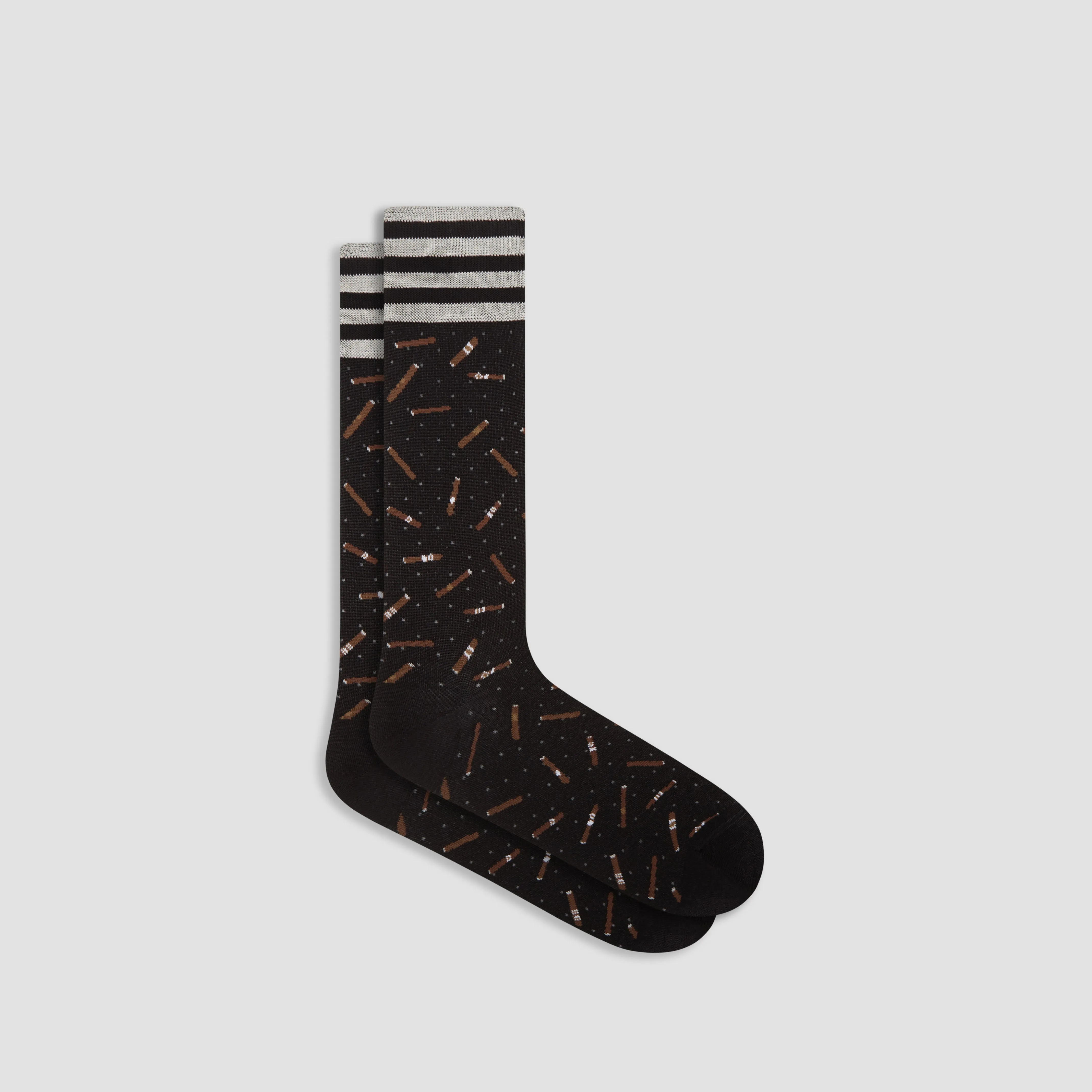 Cigars Mid-Calf Socks sold by Bugatchi