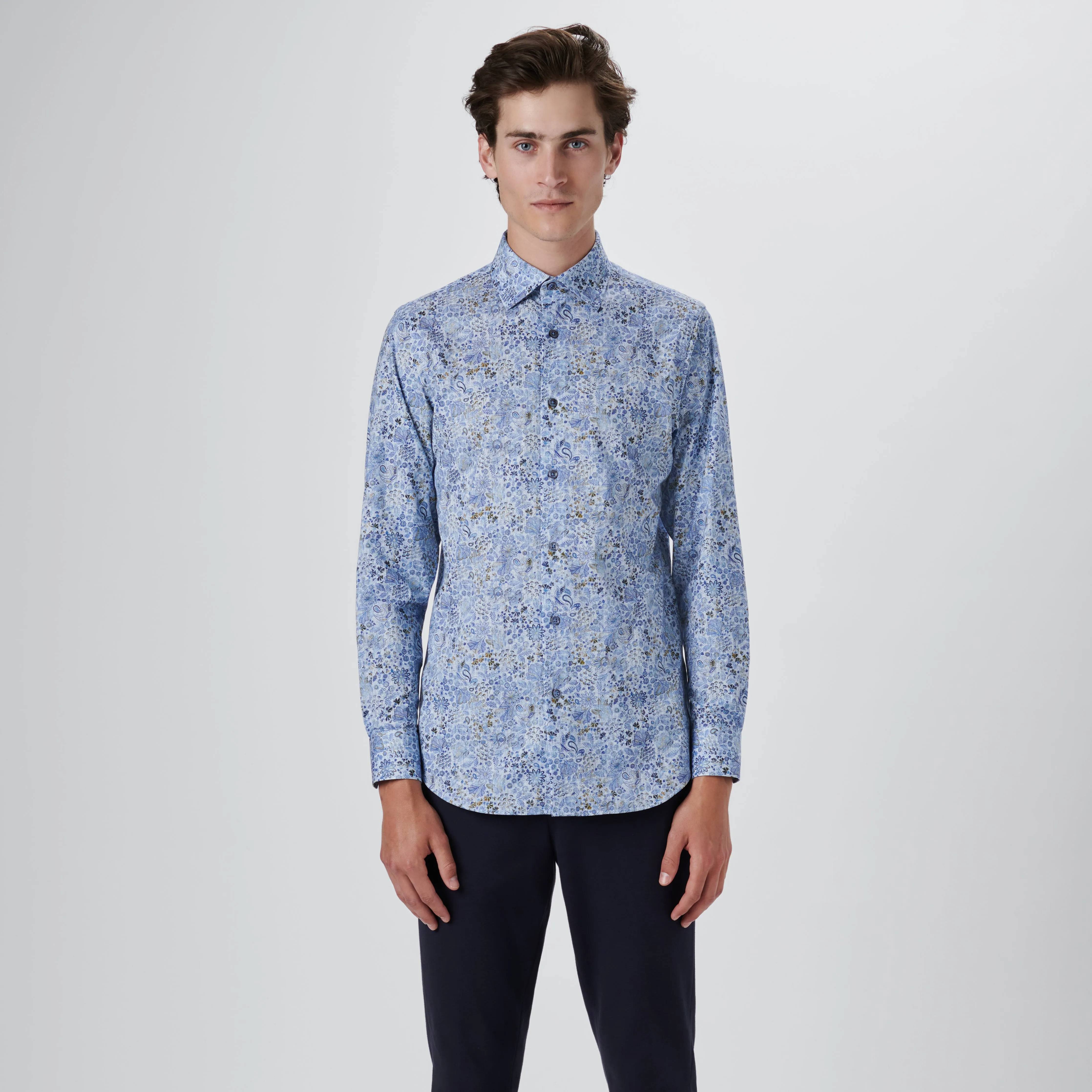 James Floral Print OoohCotton Shirt sold by Bugatchi product image thumbnail 2