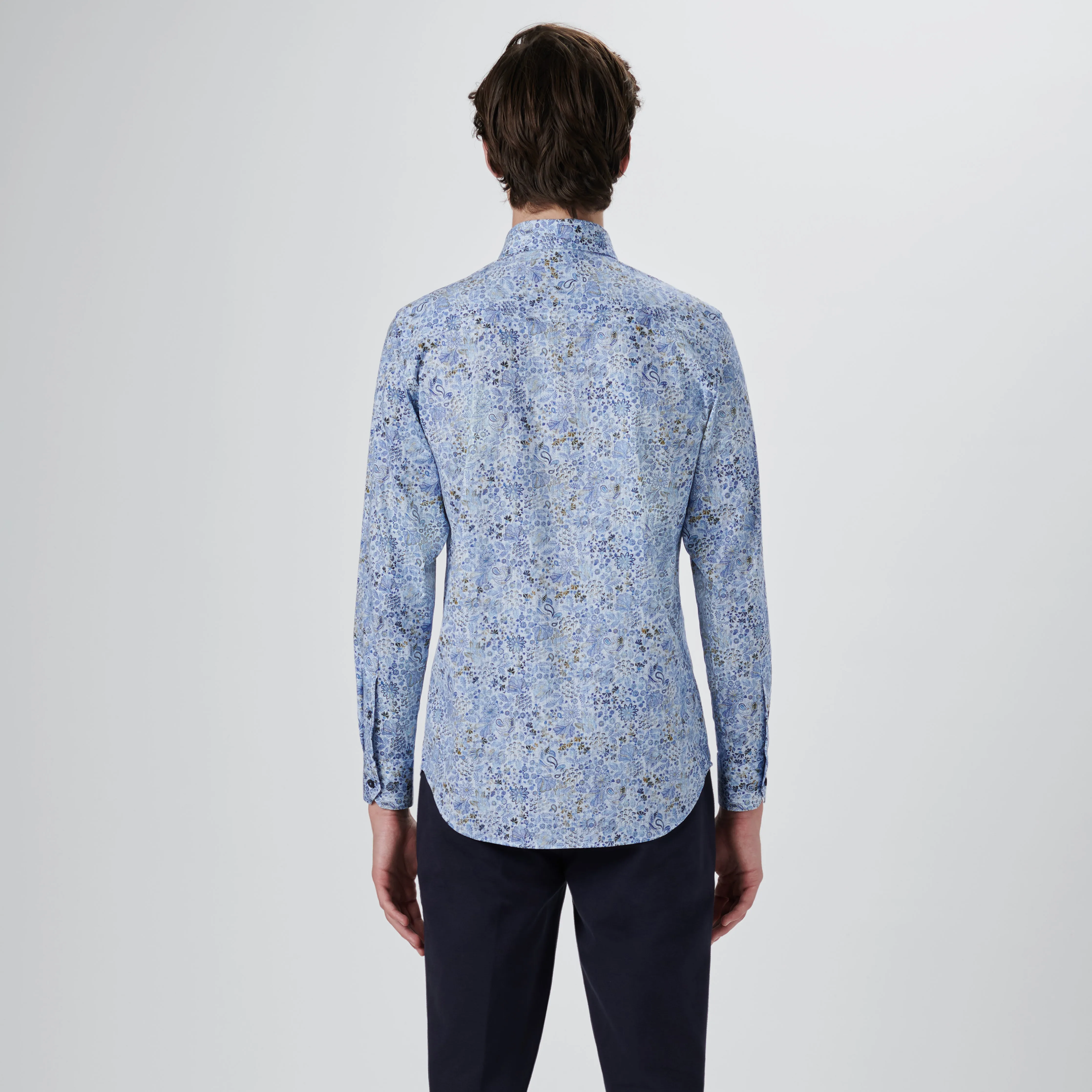 James Floral Print OoohCotton Shirt sold by Bugatchi product image thumbnail 4