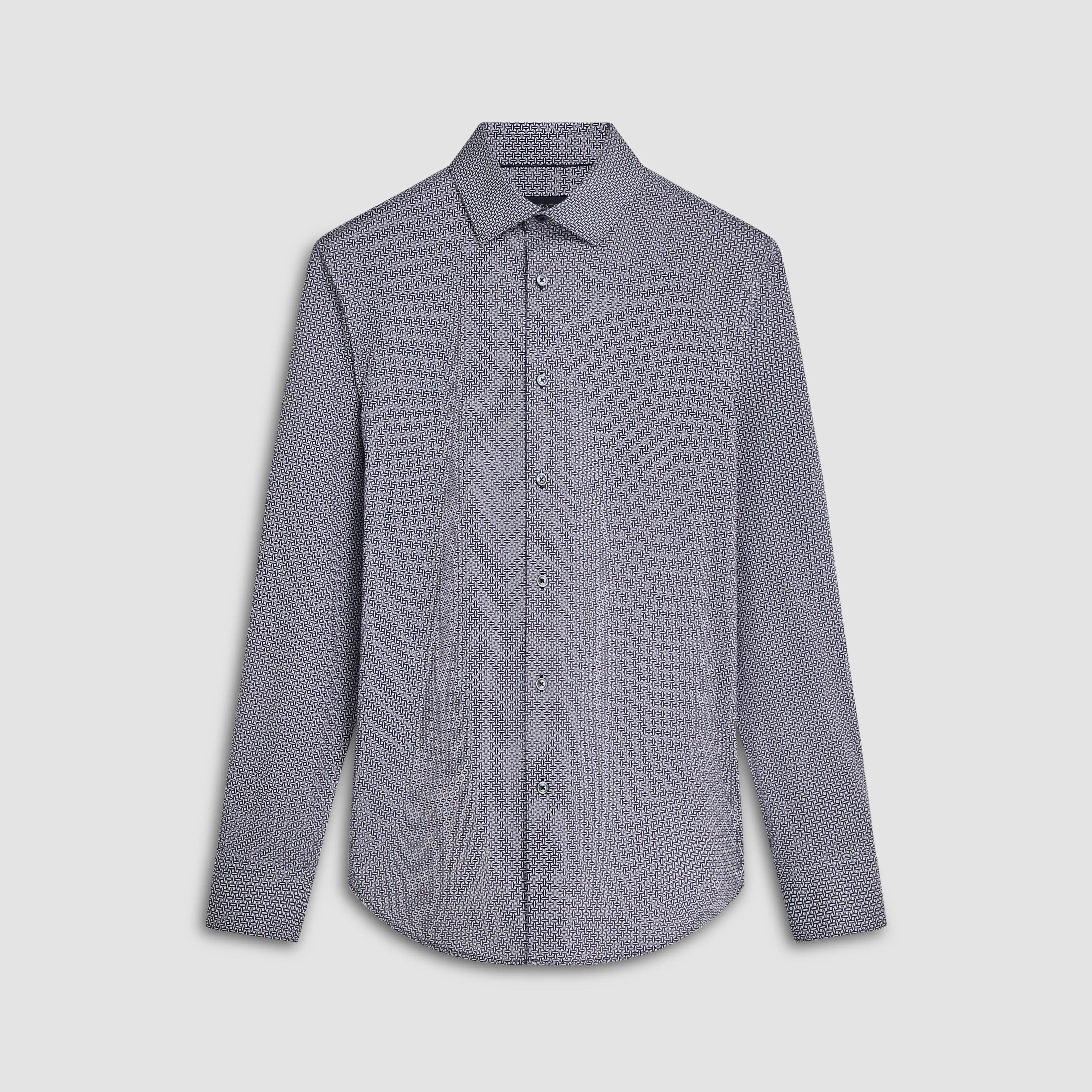 James Basketweave OoohCotton Shirt sold by Bugatchi