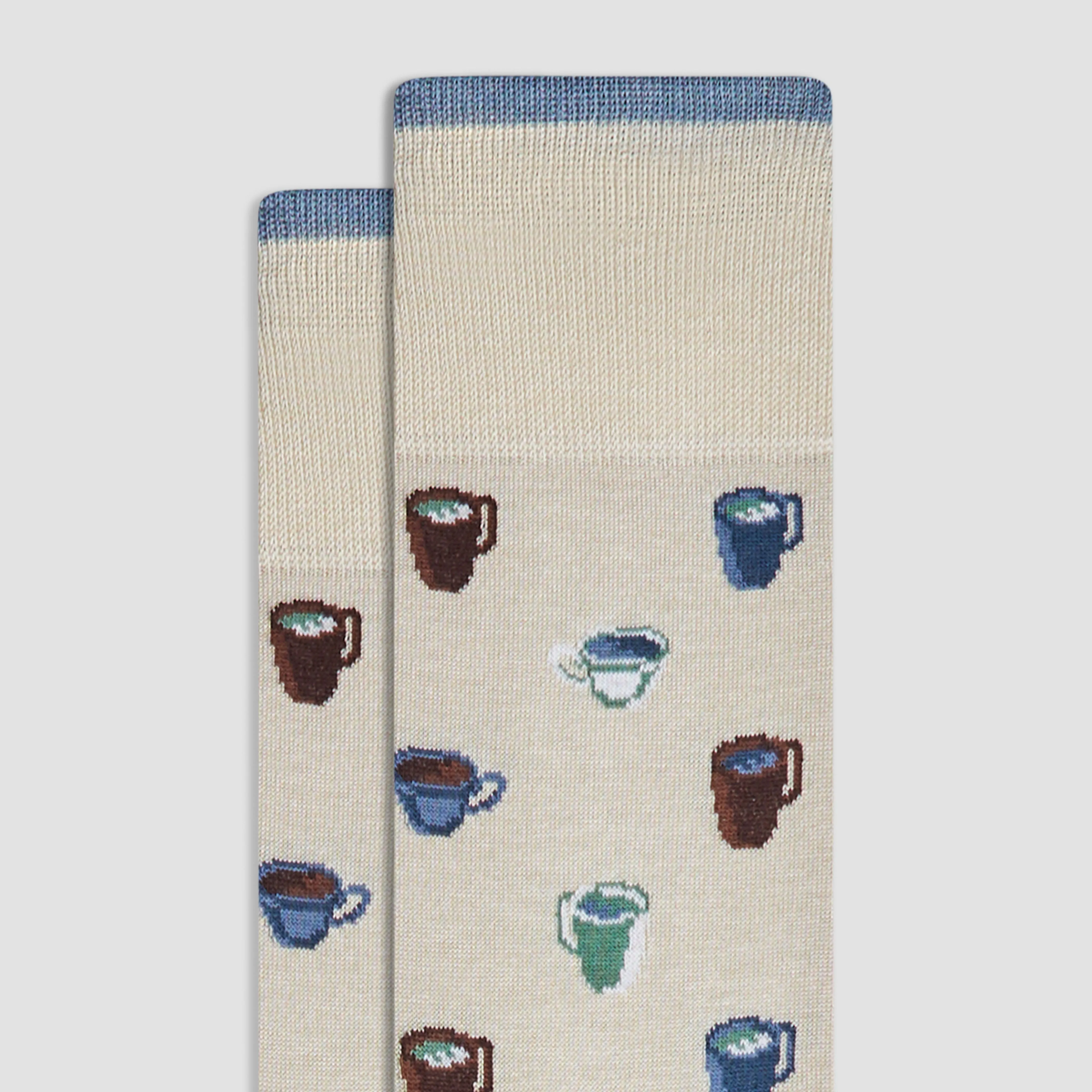 Cross Stitch Mid-Calf Socks sold by Bugatchi product image thumbnail 2