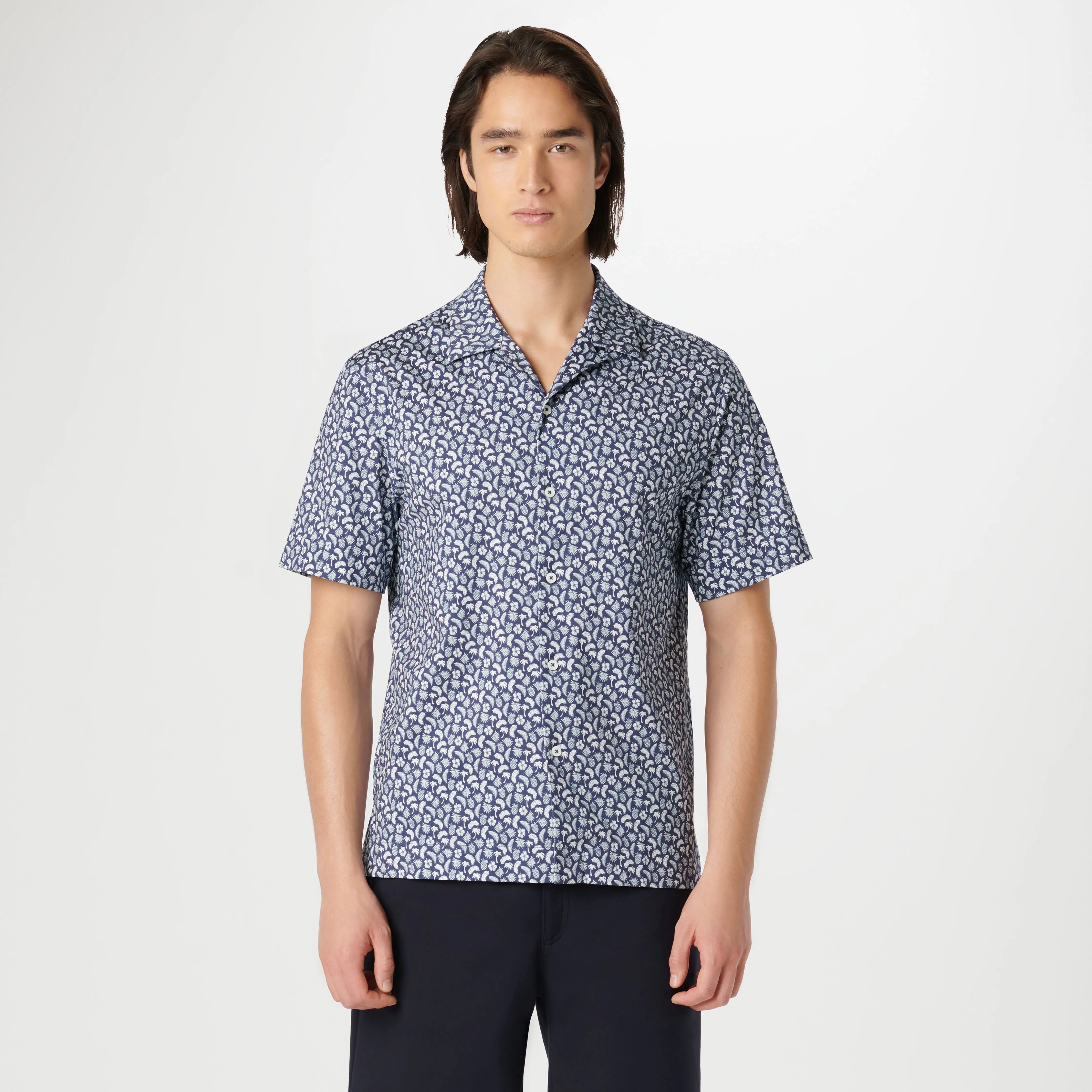 Cole Tropical OoohCotton Camp Shirt sold by Bugatchi product image thumbnail 2