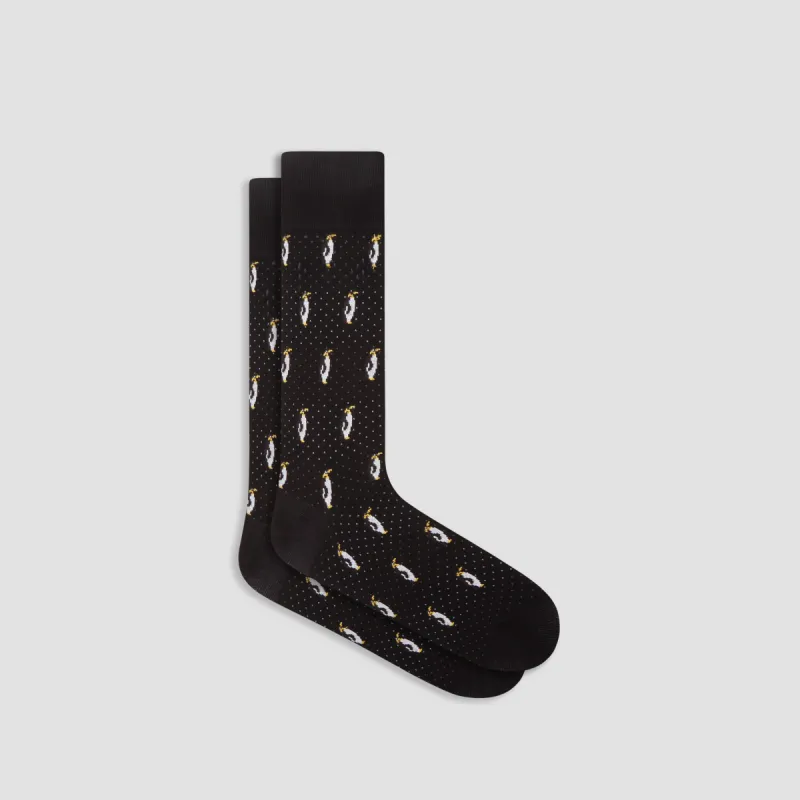 Penguins Mid-Calf Socks sold by Bugatchi