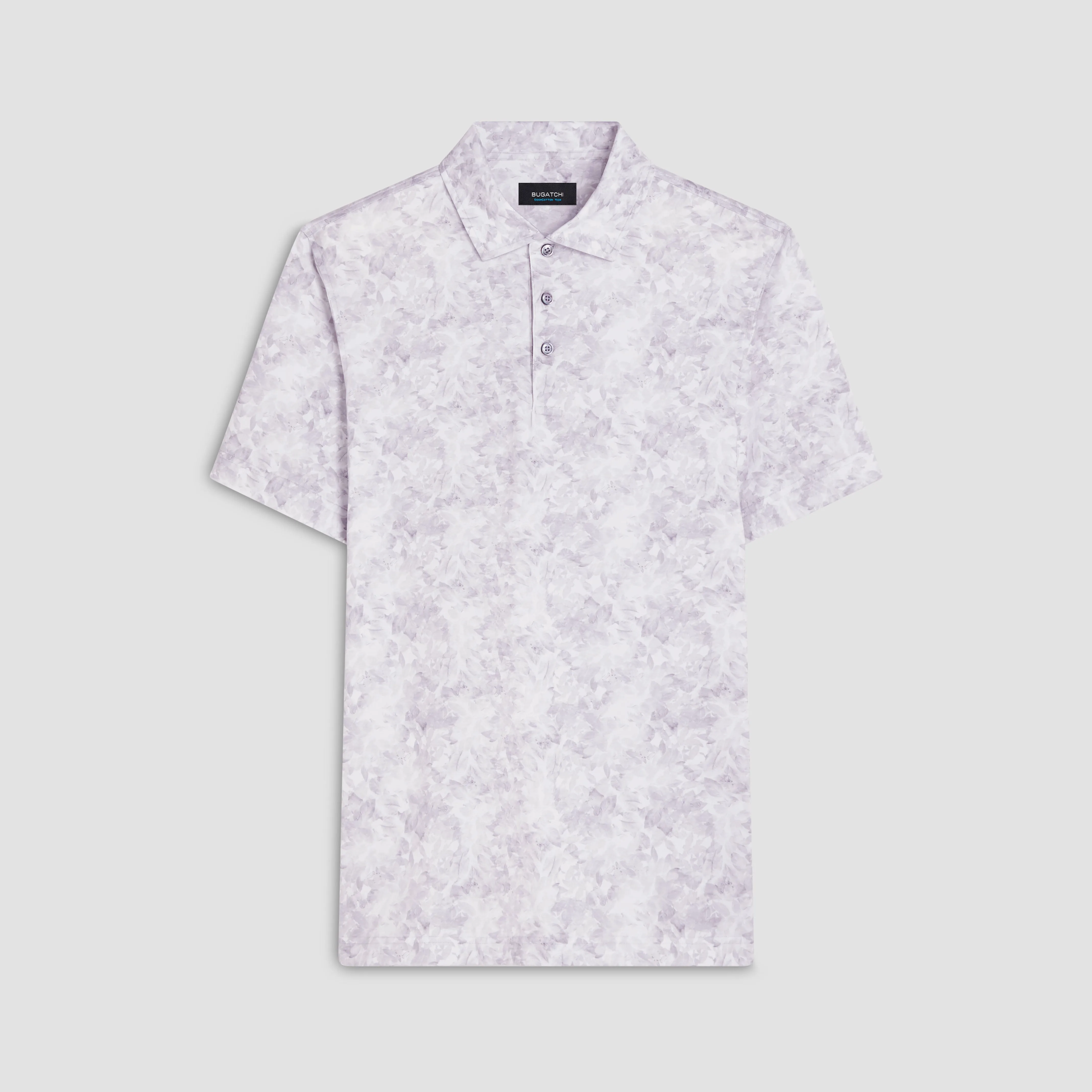 Victor Leaf Print OoohCotton Polo sold by Bugatchi