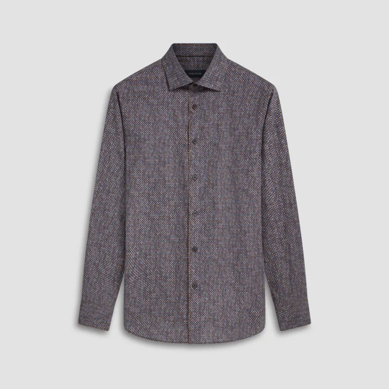 Axel Mosaic Print Shirt sold by Bugatchi