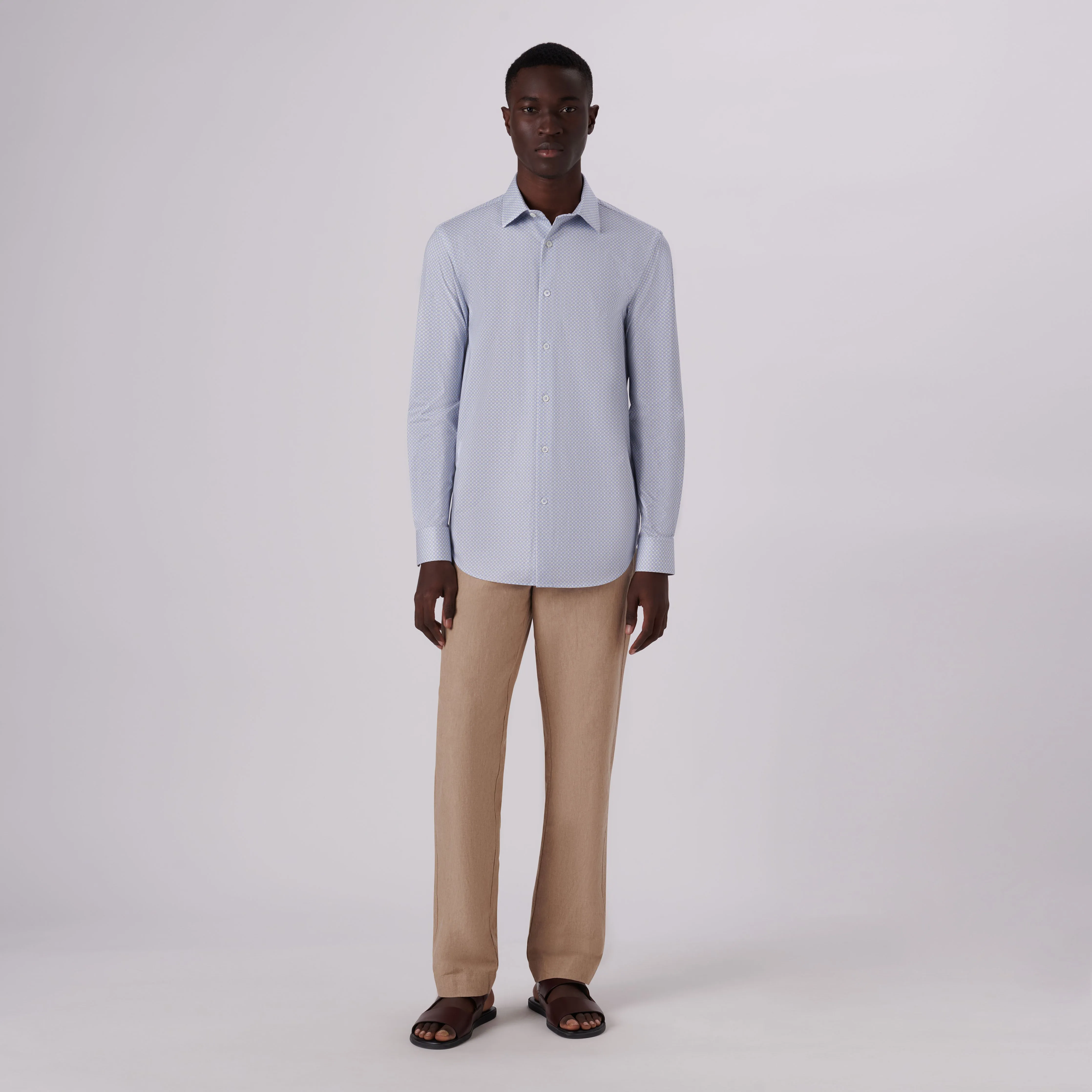 James Mandala Print OoohCotton Shirt sold by Bugatchi product image thumbnail 5