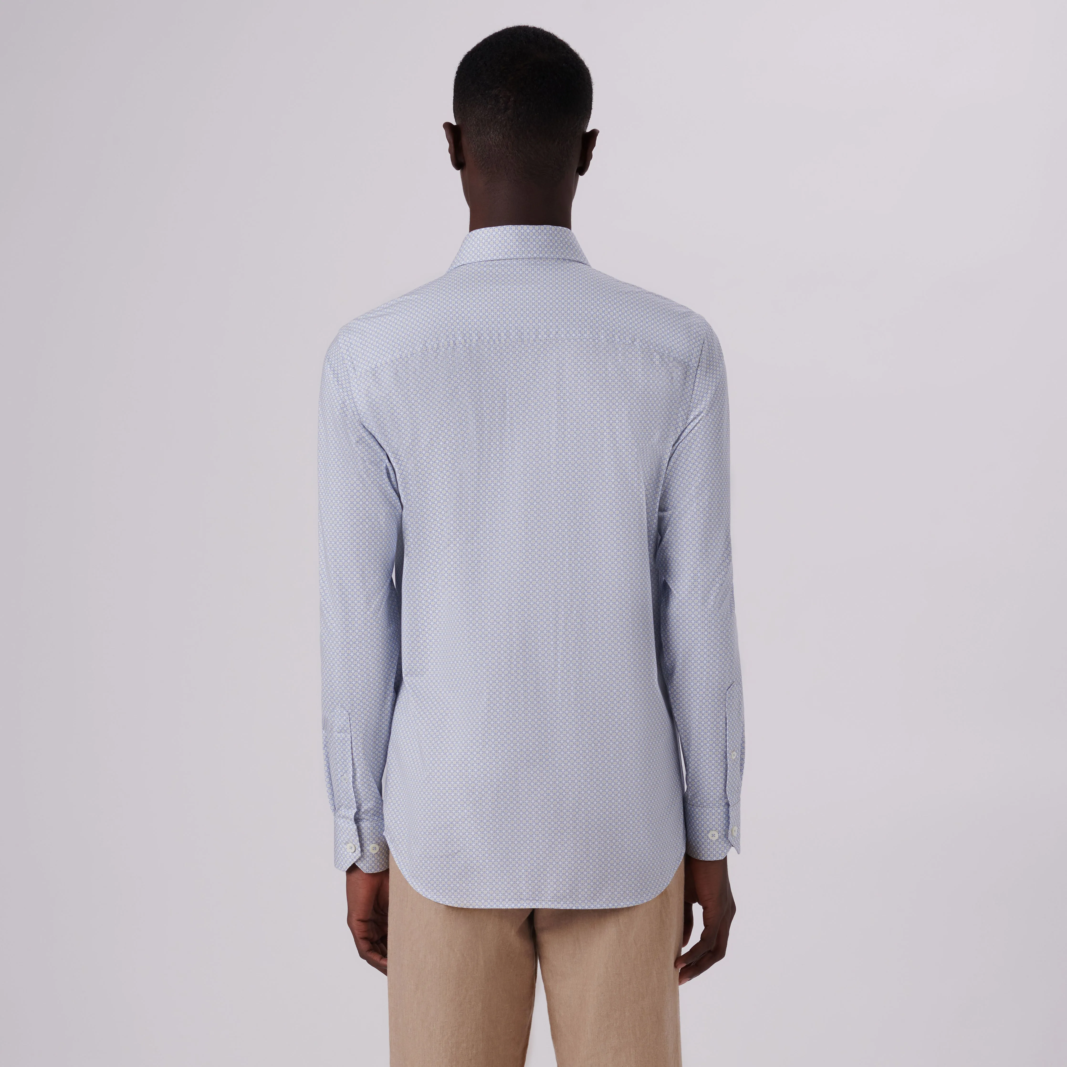 James Mandala Print OoohCotton Shirt sold by Bugatchi product image thumbnail 4