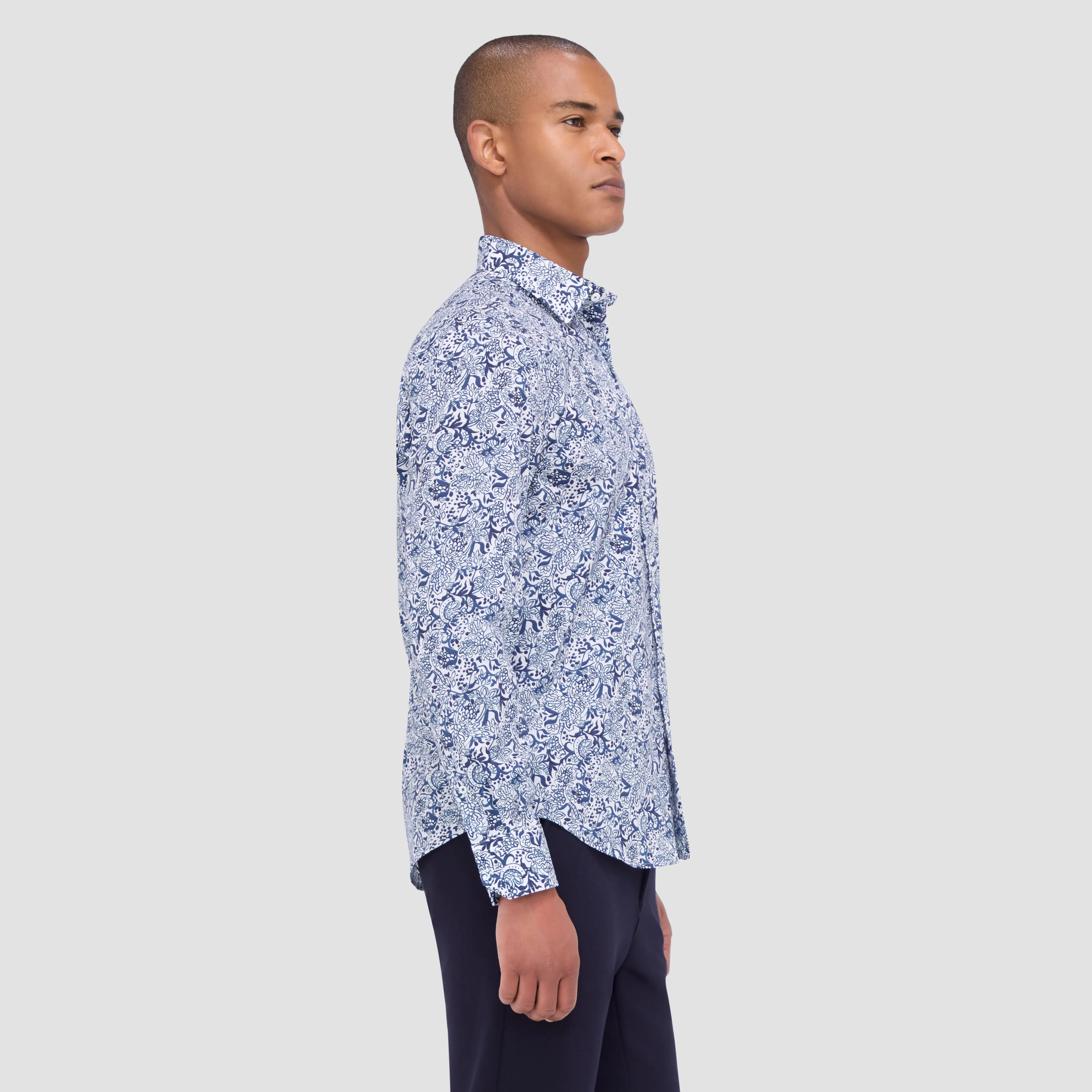Julian Floral Shirt sold by Bugatchi product image thumbnail 3