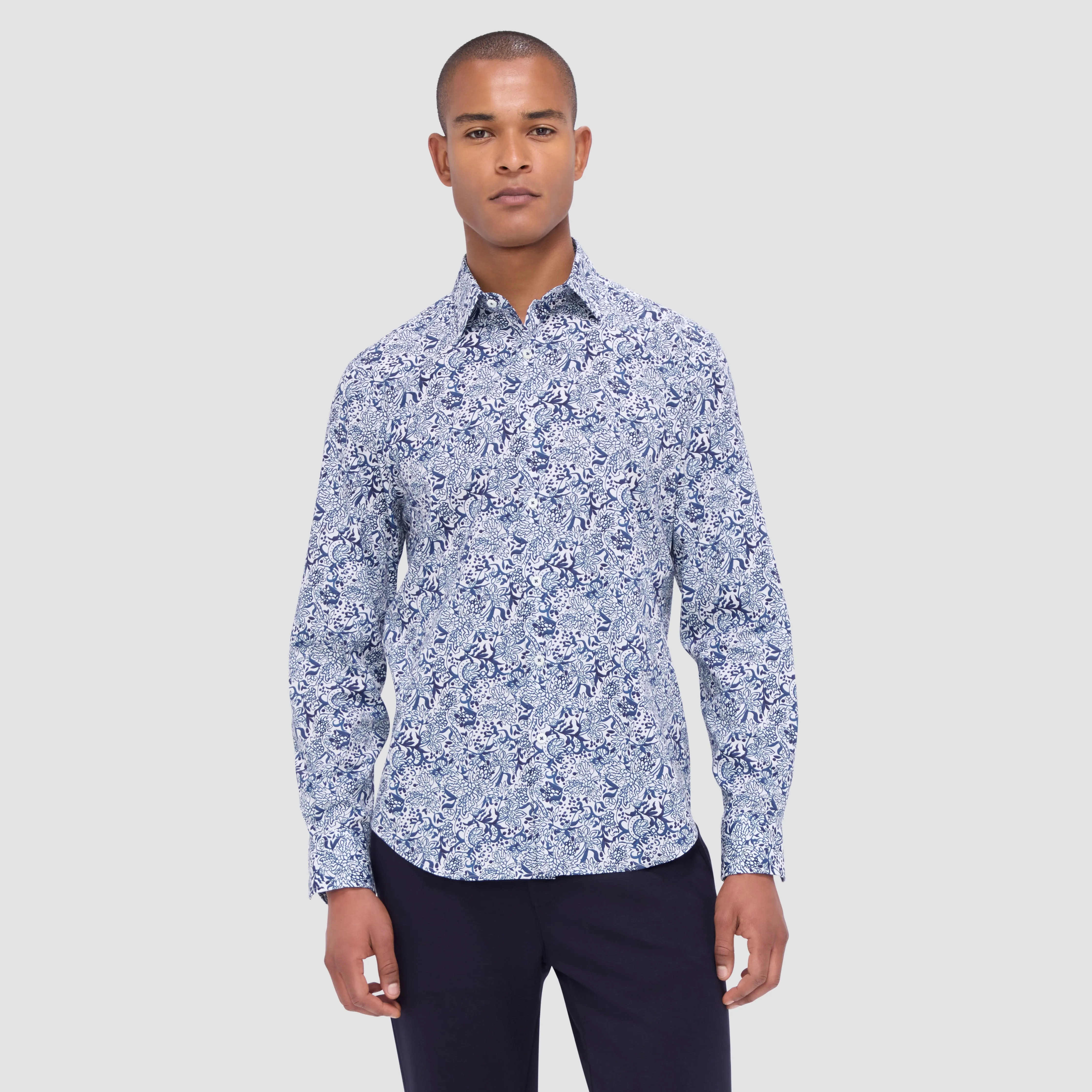 Julian Floral Shirt sold by Bugatchi product image thumbnail 2