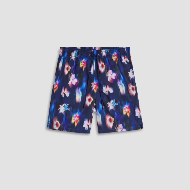 Cosmo Floral Swim Trunks made by Bugatchi