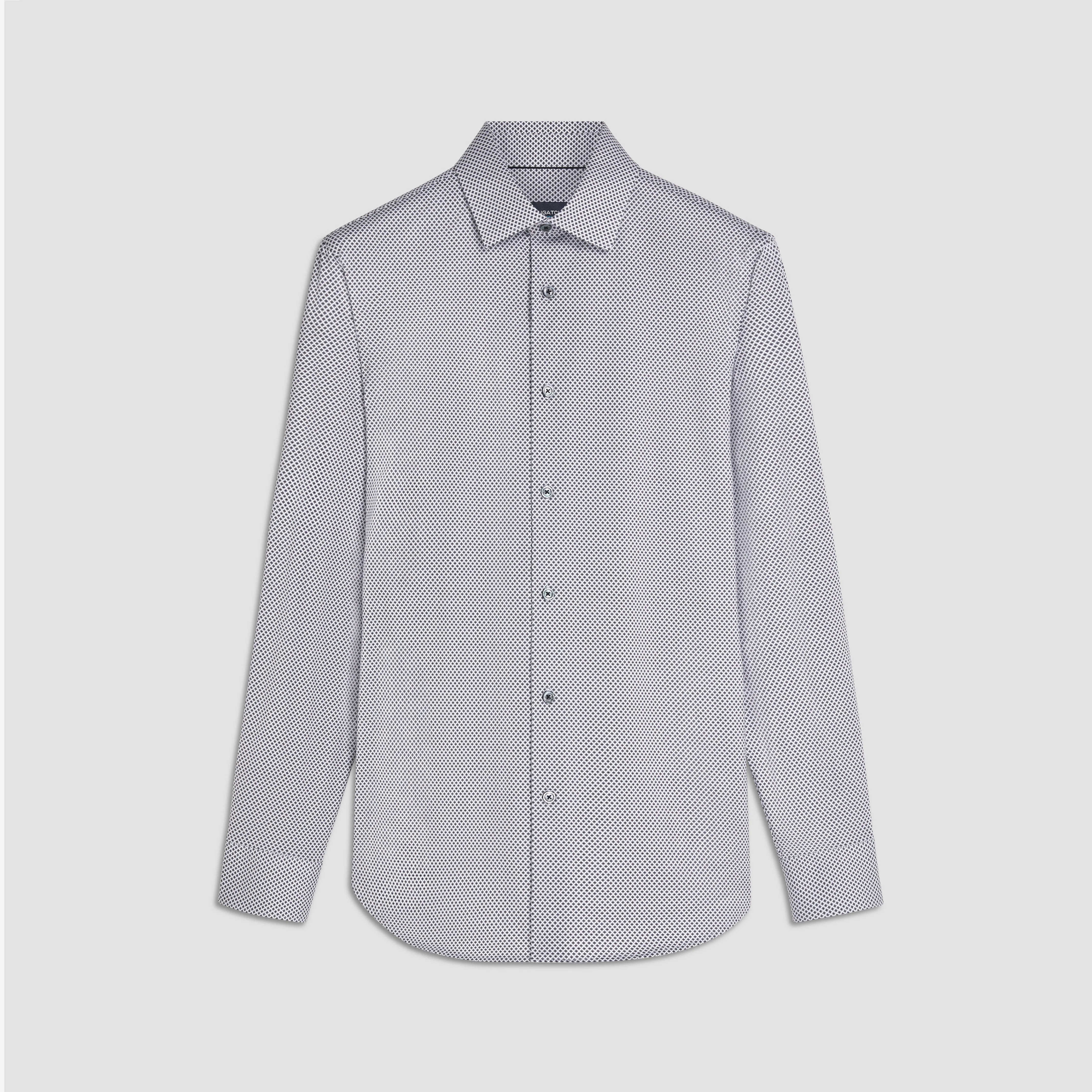 James Diamond Print OoohCotton Shirt sold by Bugatchi