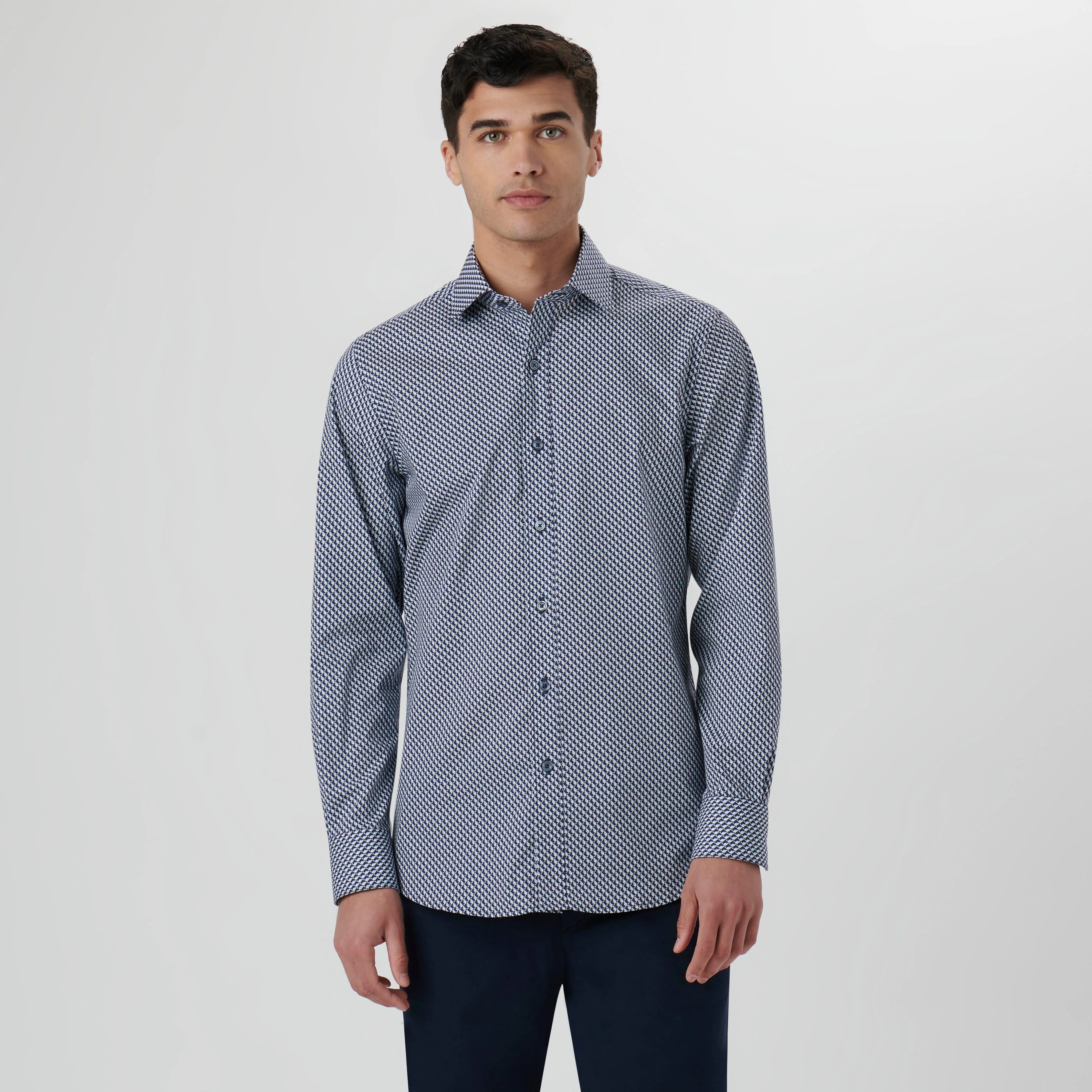 Axel Geometric Shirt sold by Bugatchi product image thumbnail 2