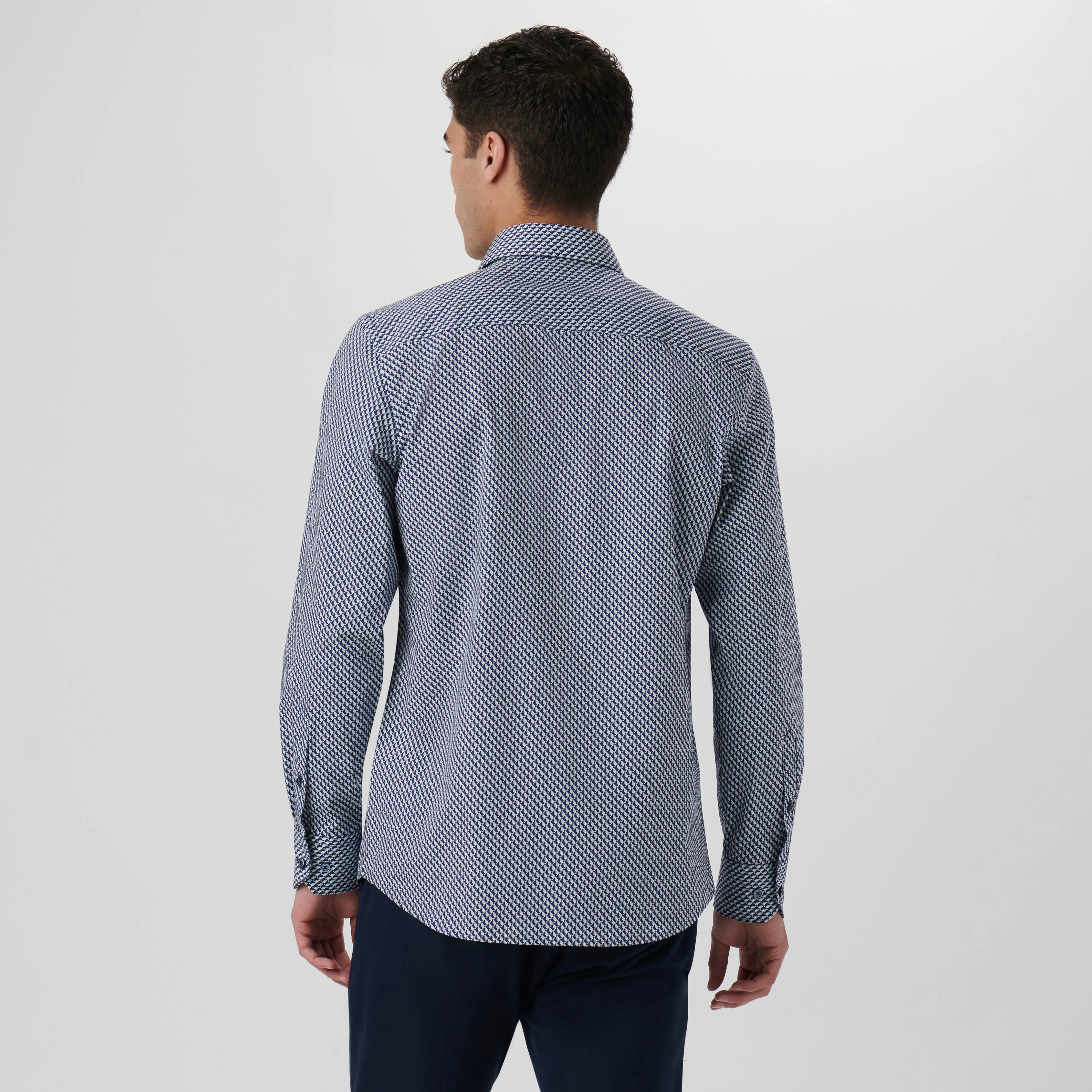 Axel Geometric Shirt sold by Bugatchi product image thumbnail 4