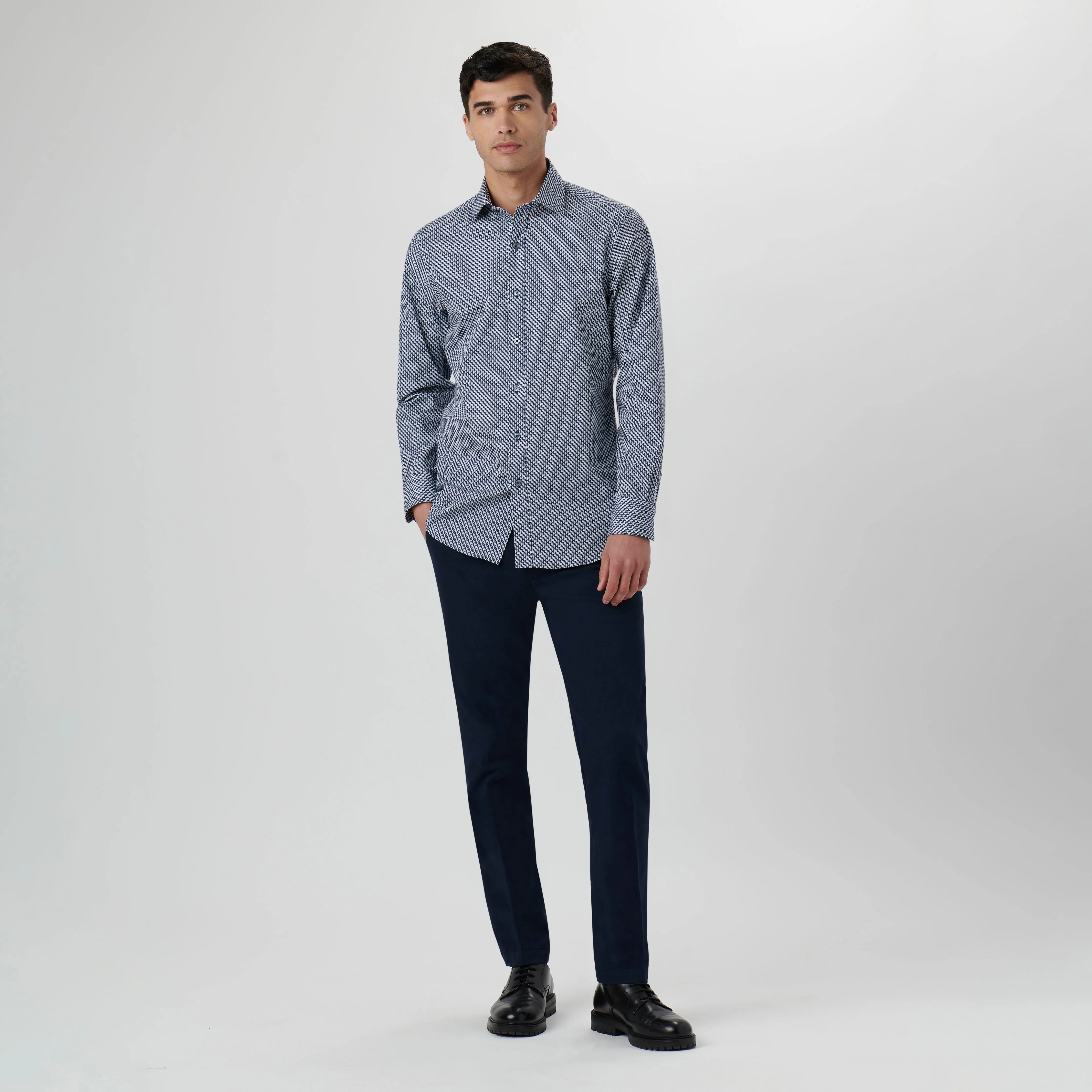 Axel Geometric Shirt sold by Bugatchi product image thumbnail 5