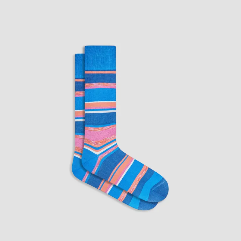Striped Mid-Calf Socks sold by Bugatchi