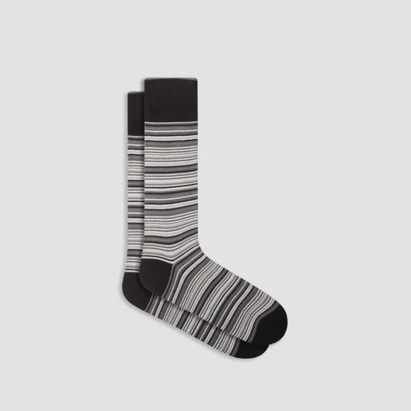 Striped Mid-Calf Socks sold by Bugatchi
