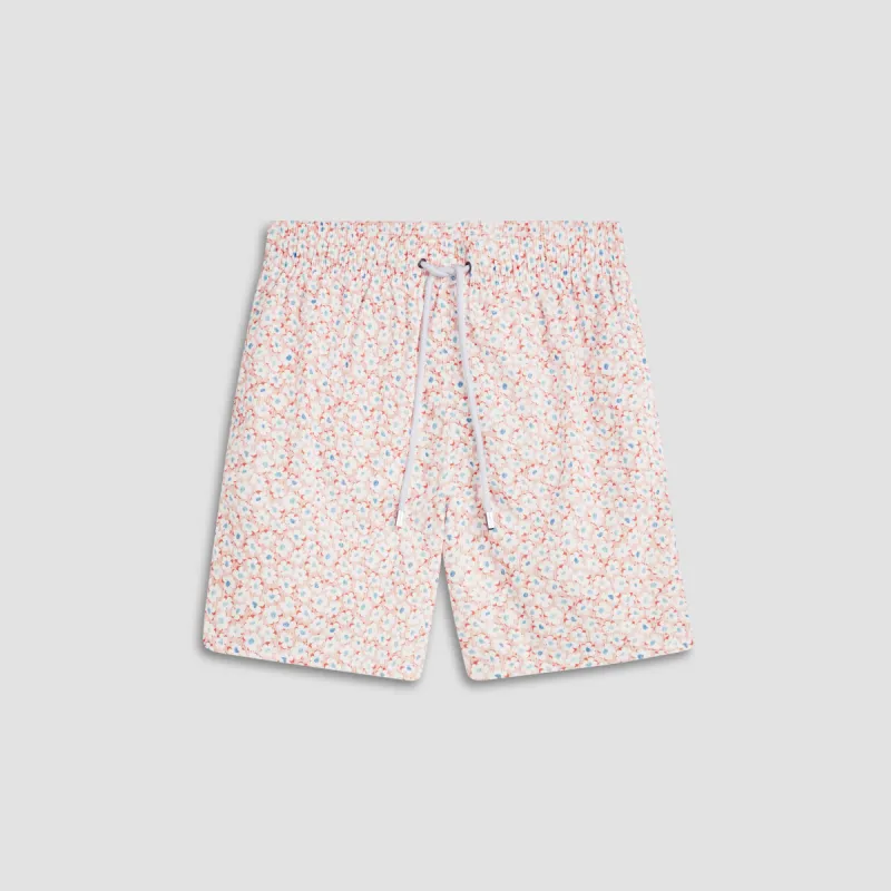 Cosmo Floral Swim Trunks made by Bugatchi