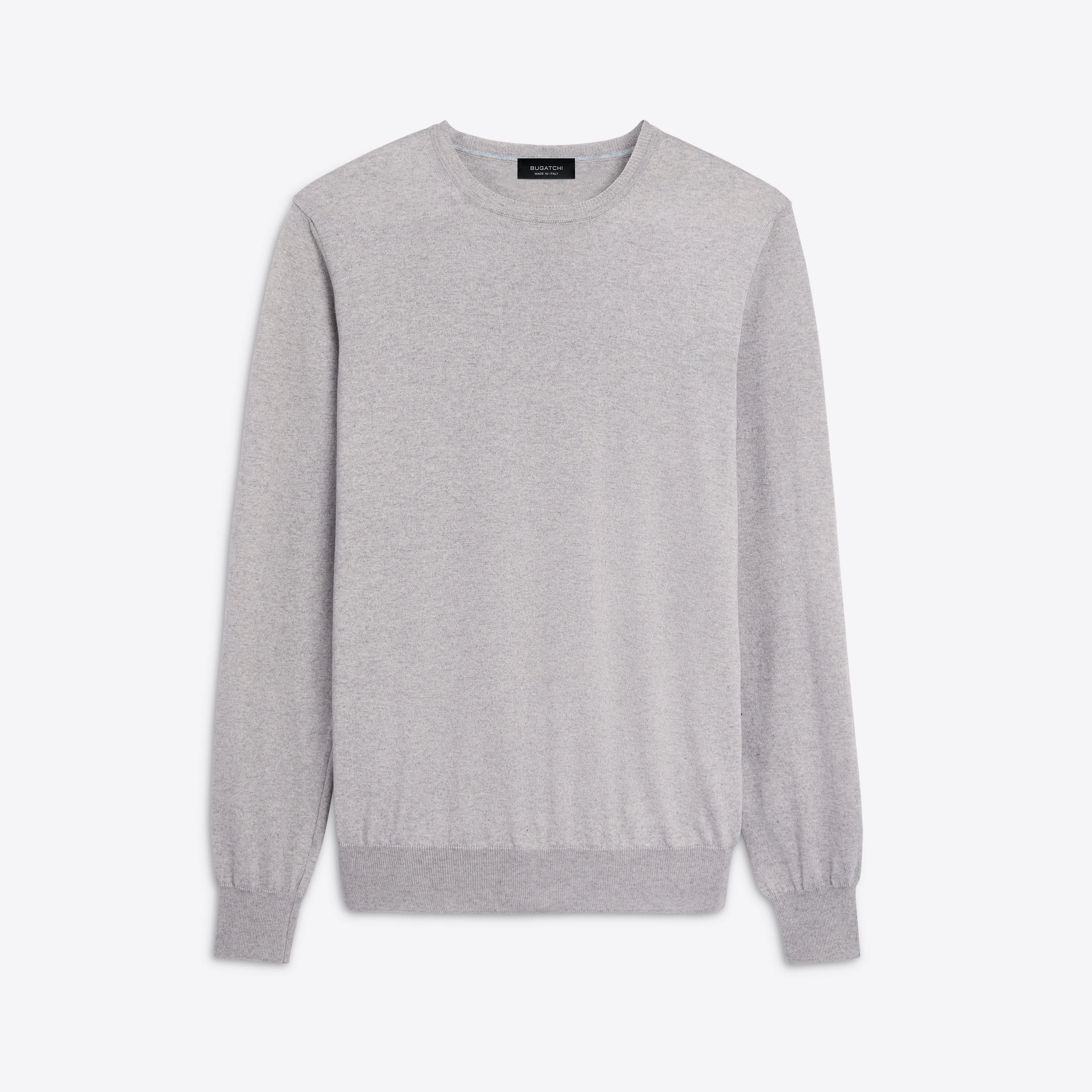 Crew Neck Melange Sweater sold by Bugatchi