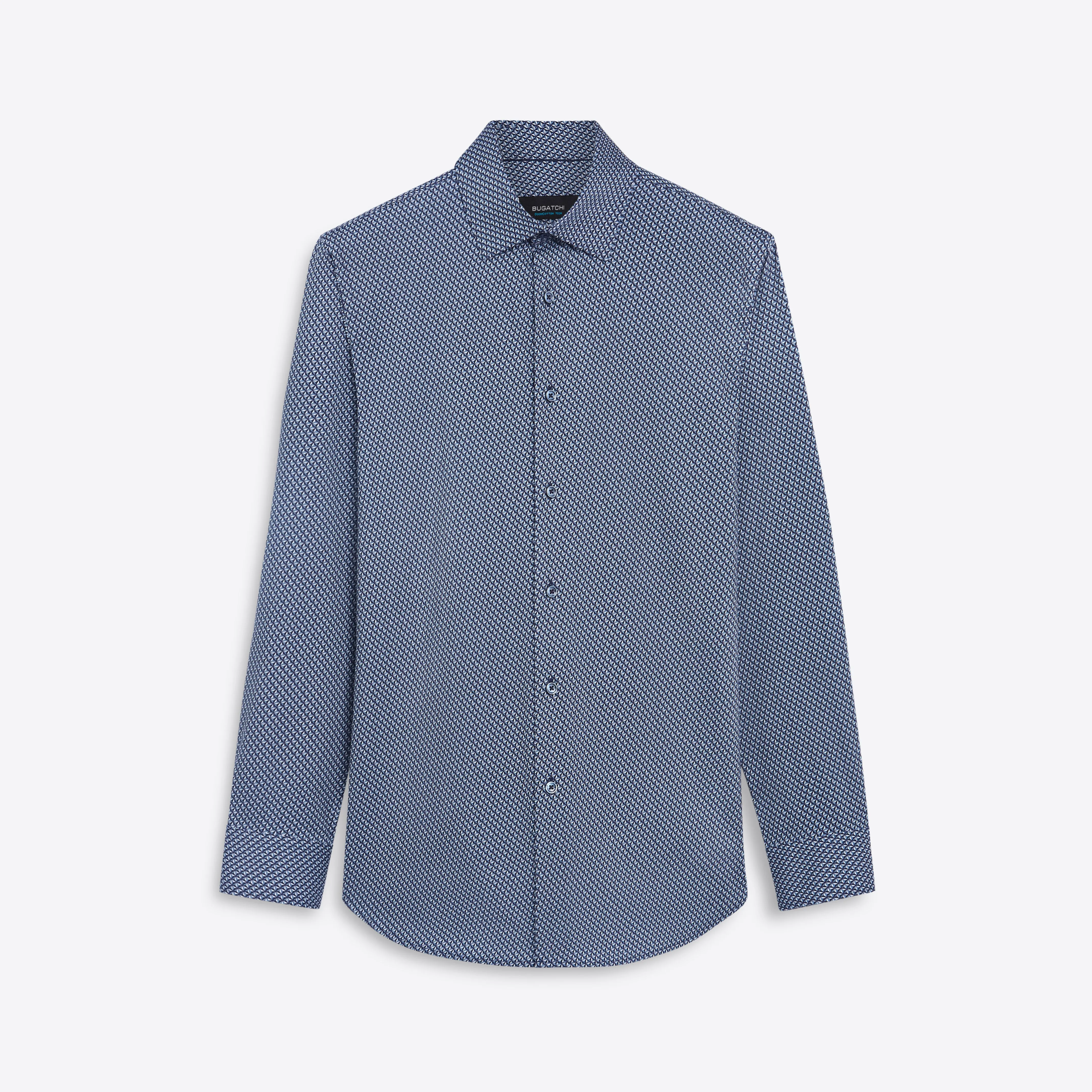 JAMES Geometric Print OoohCotton Shirt sold by Bugatchi