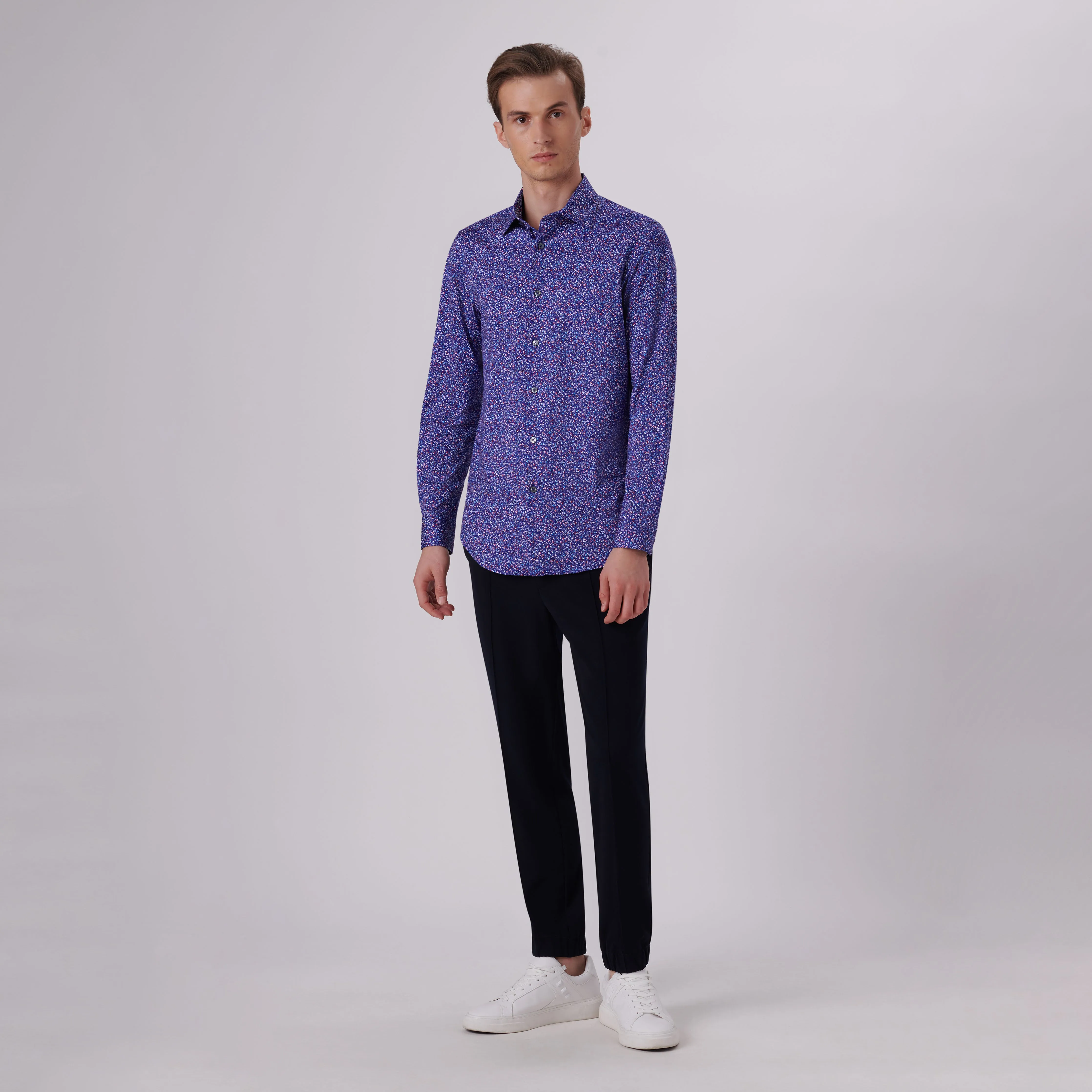 James Floral Print OoohCotton Shirt sold by Bugatchi product image thumbnail 5