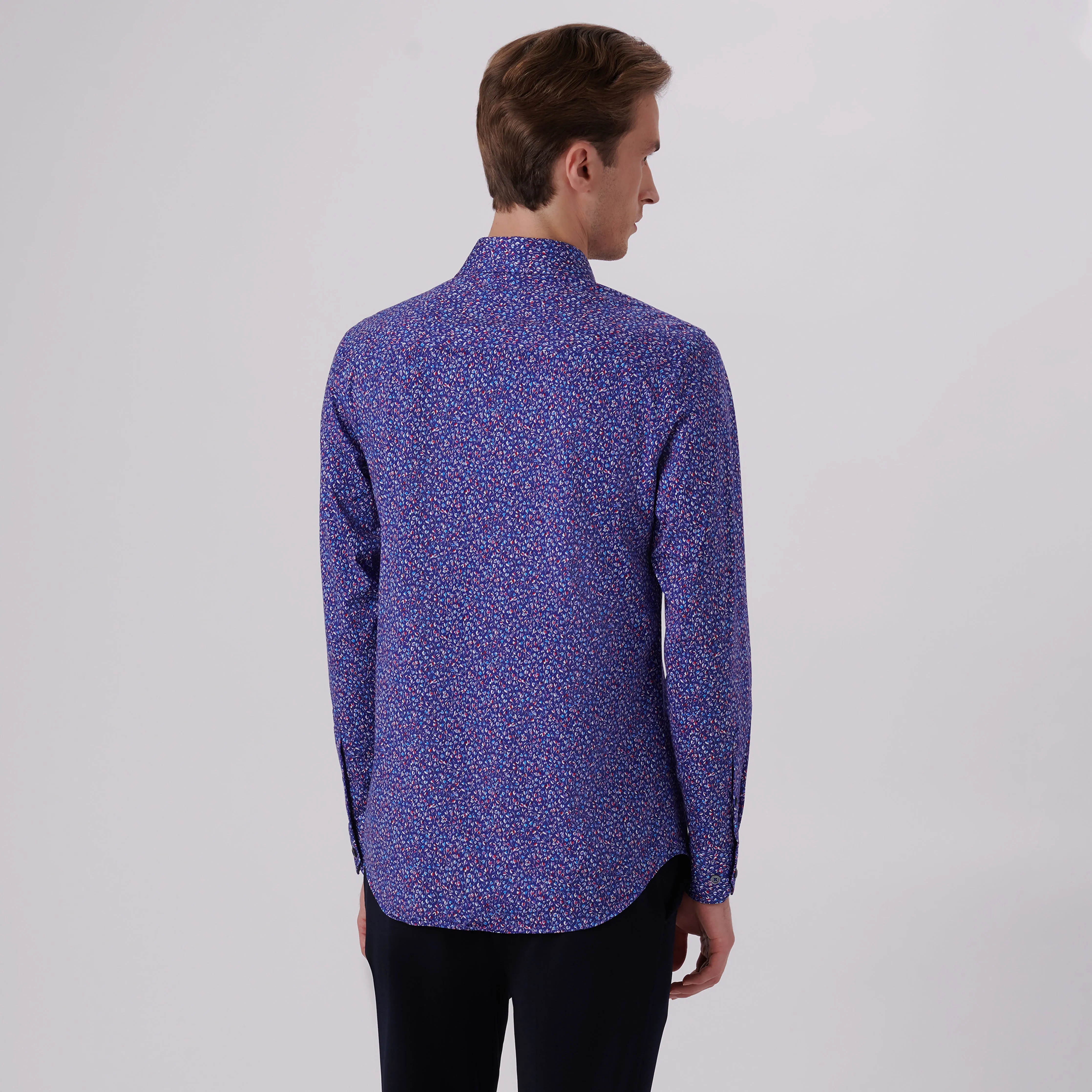 James Floral Print OoohCotton Shirt sold by Bugatchi product image thumbnail 4