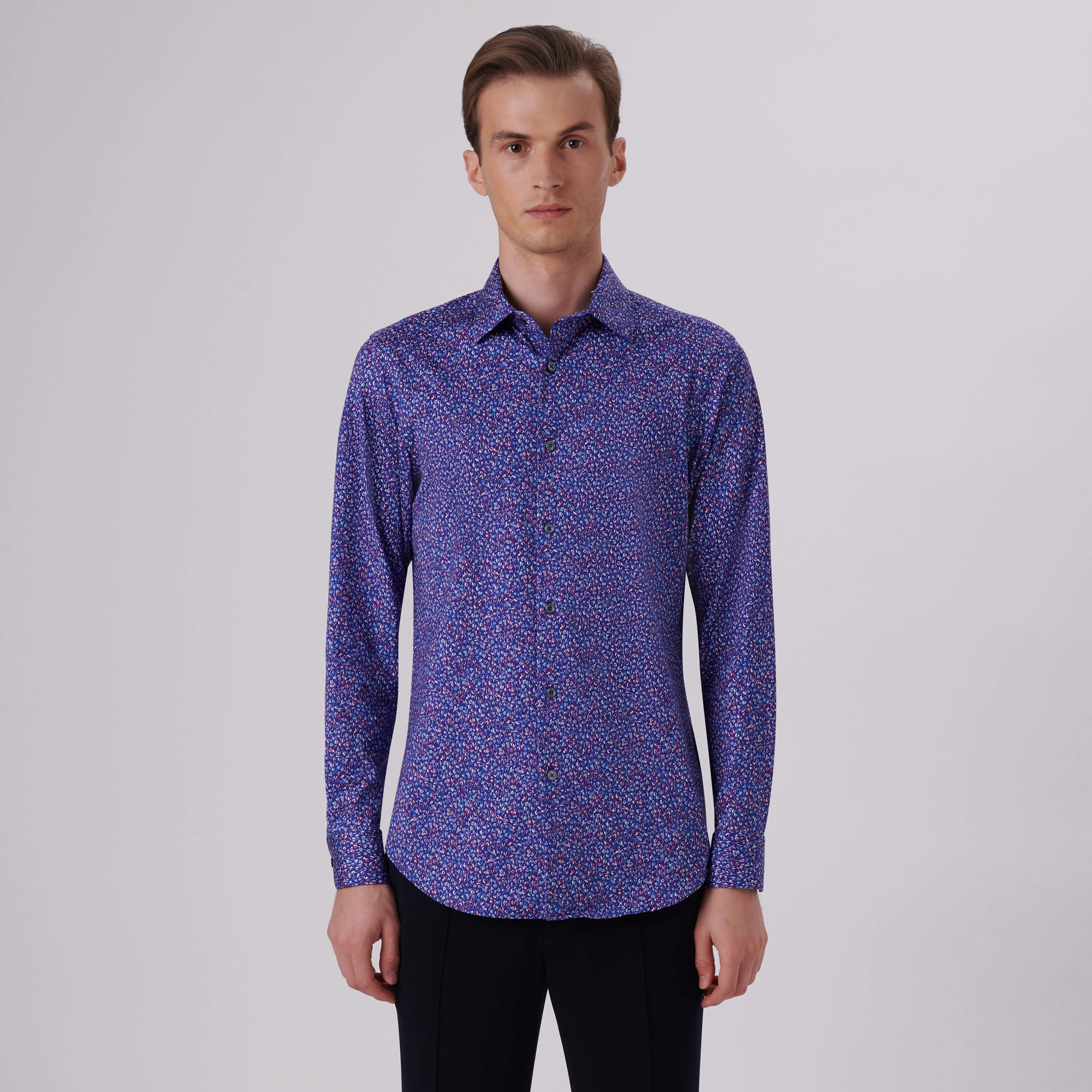 James Floral Print OoohCotton Shirt sold by Bugatchi product image thumbnail 2