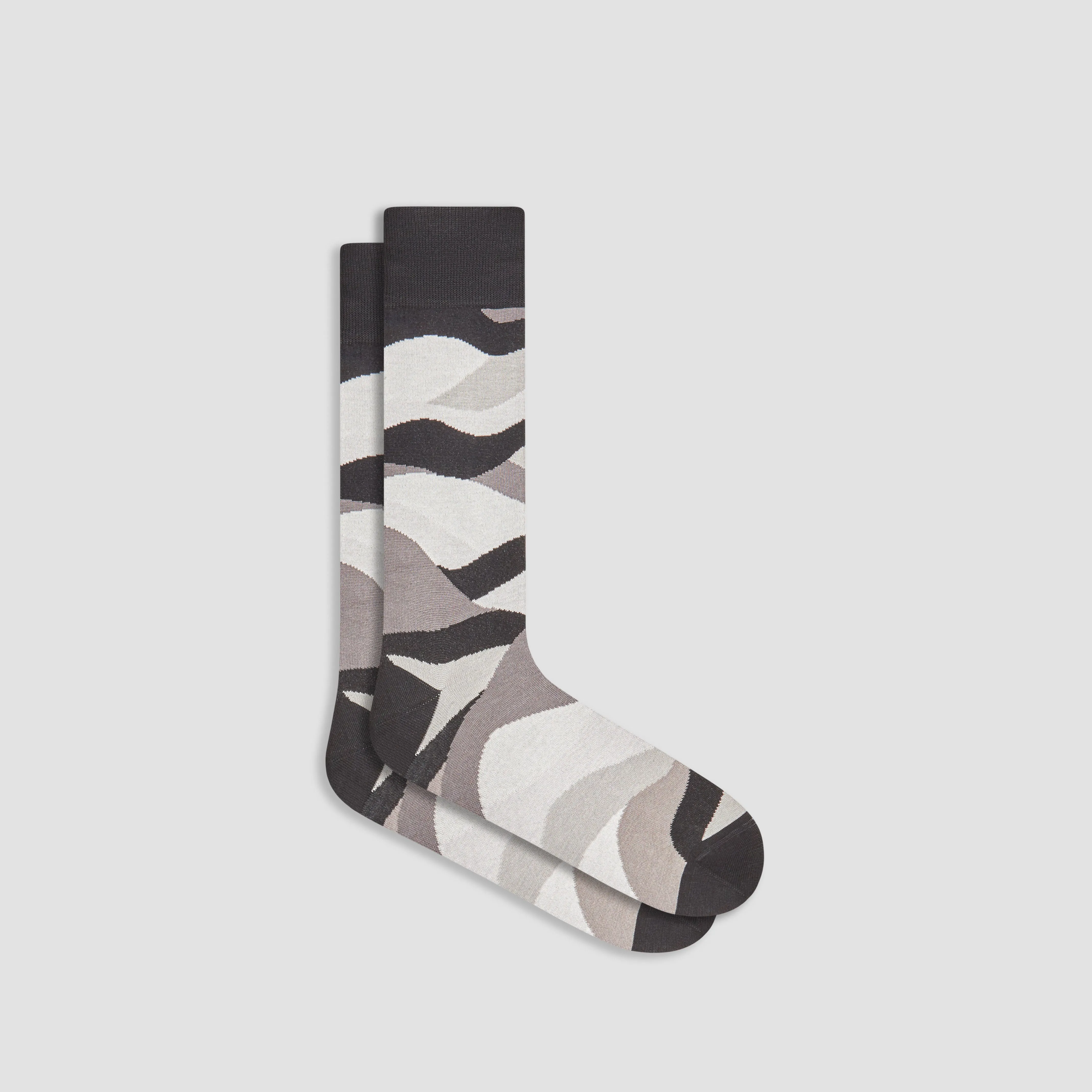 Abstract Mid-Calf Socks sold by Bugatchi