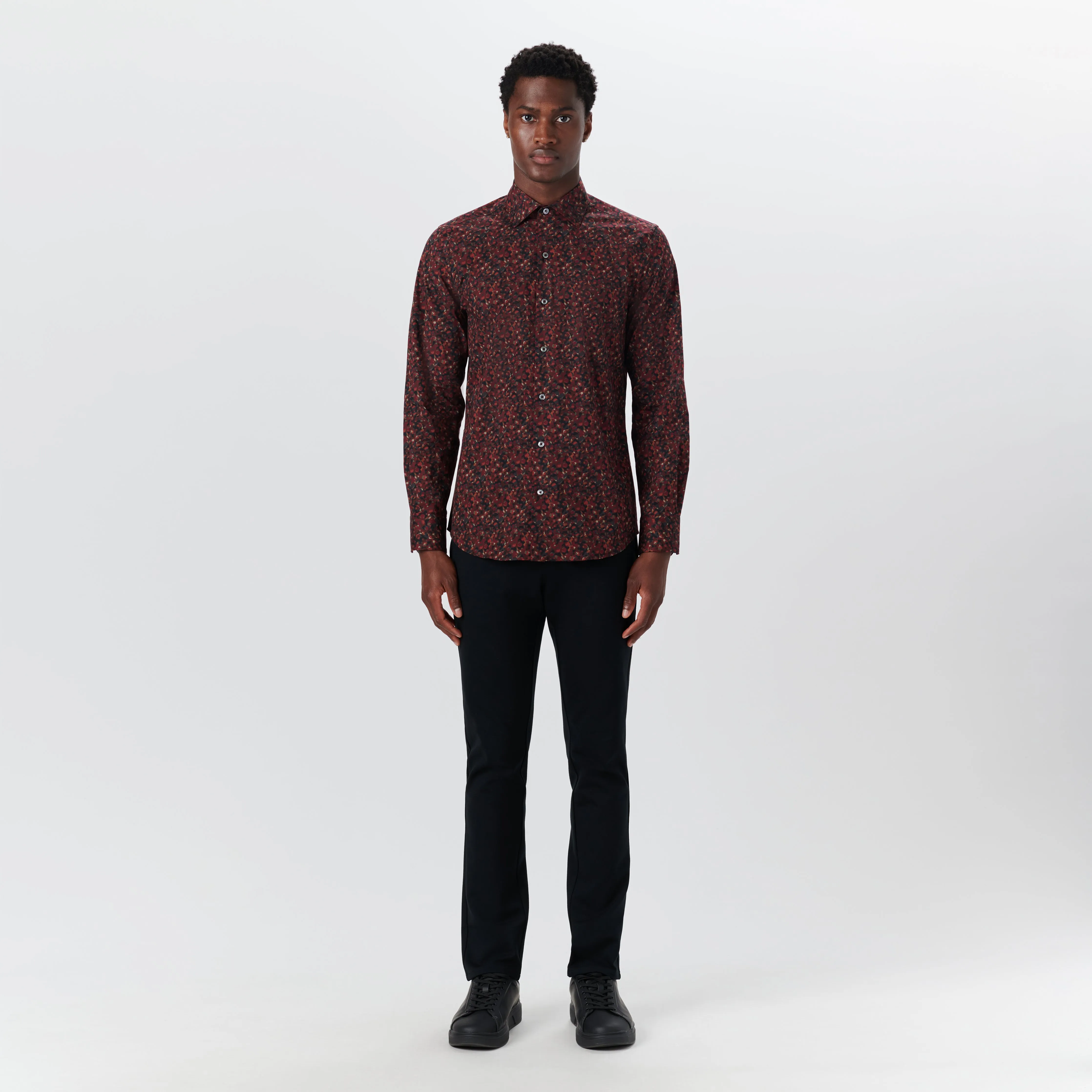 AXEL Abstract Print Shirt sold by Bugatchi product image thumbnail 5