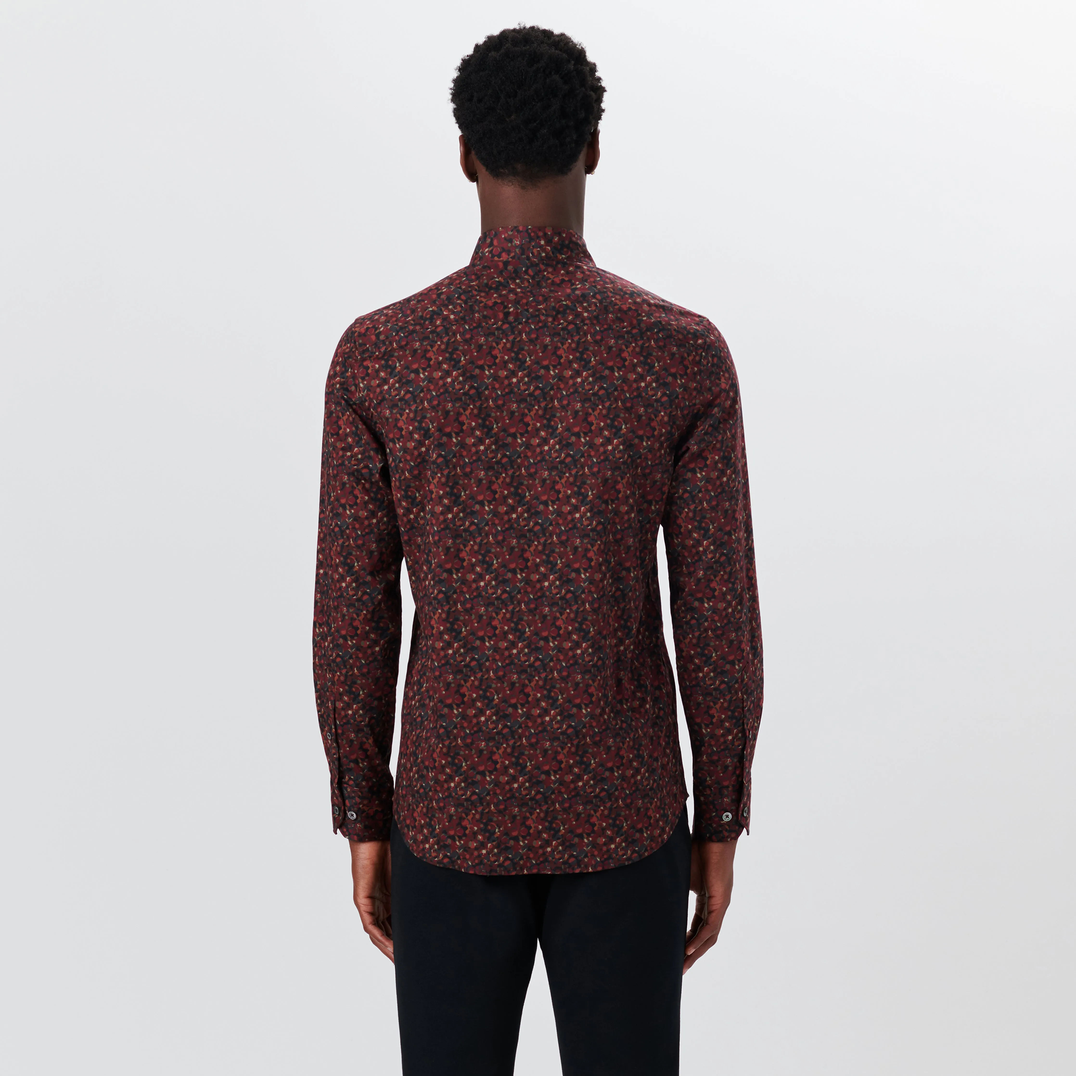 AXEL Abstract Print Shirt sold by Bugatchi product image thumbnail 4