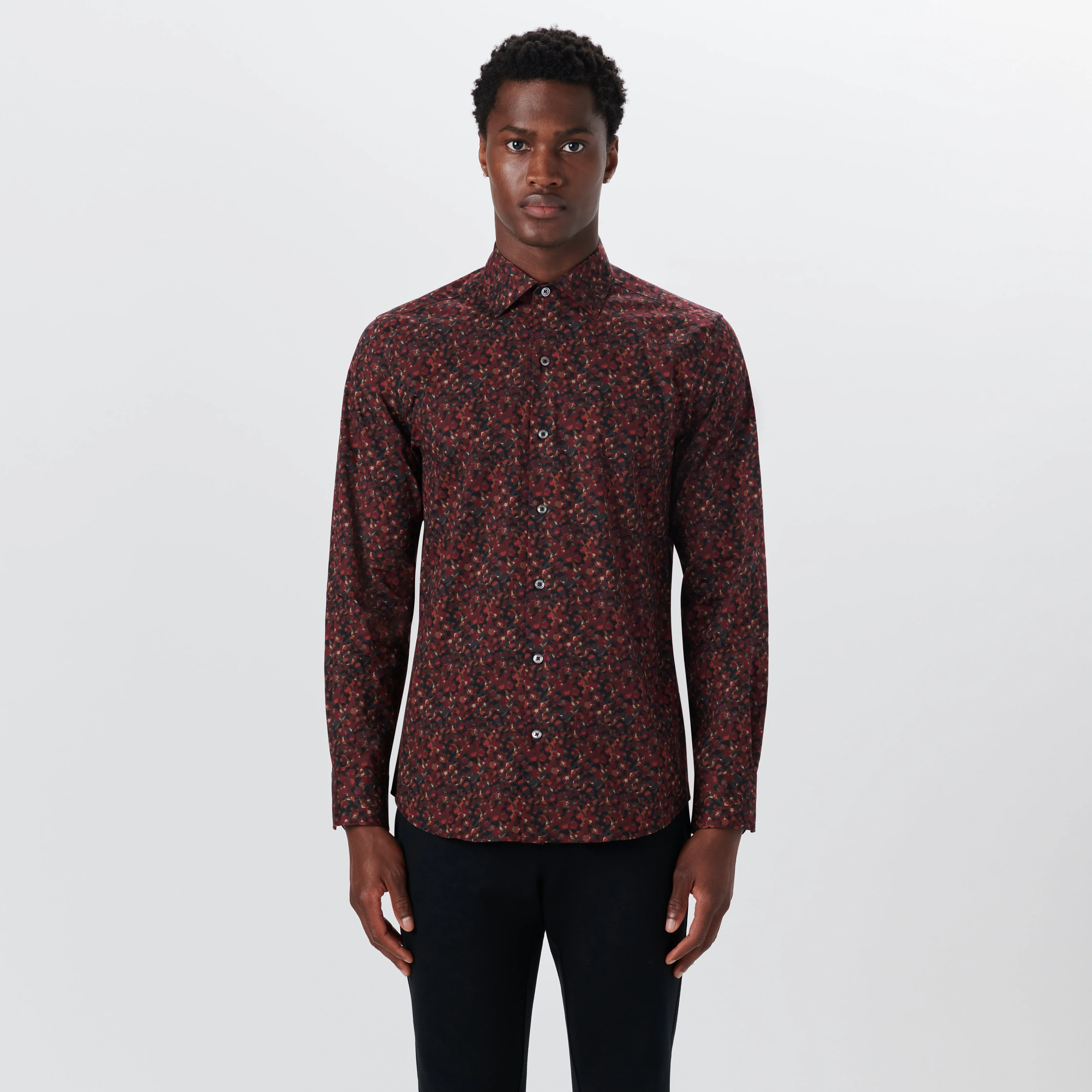 AXEL Abstract Print Shirt sold by Bugatchi product image thumbnail 2